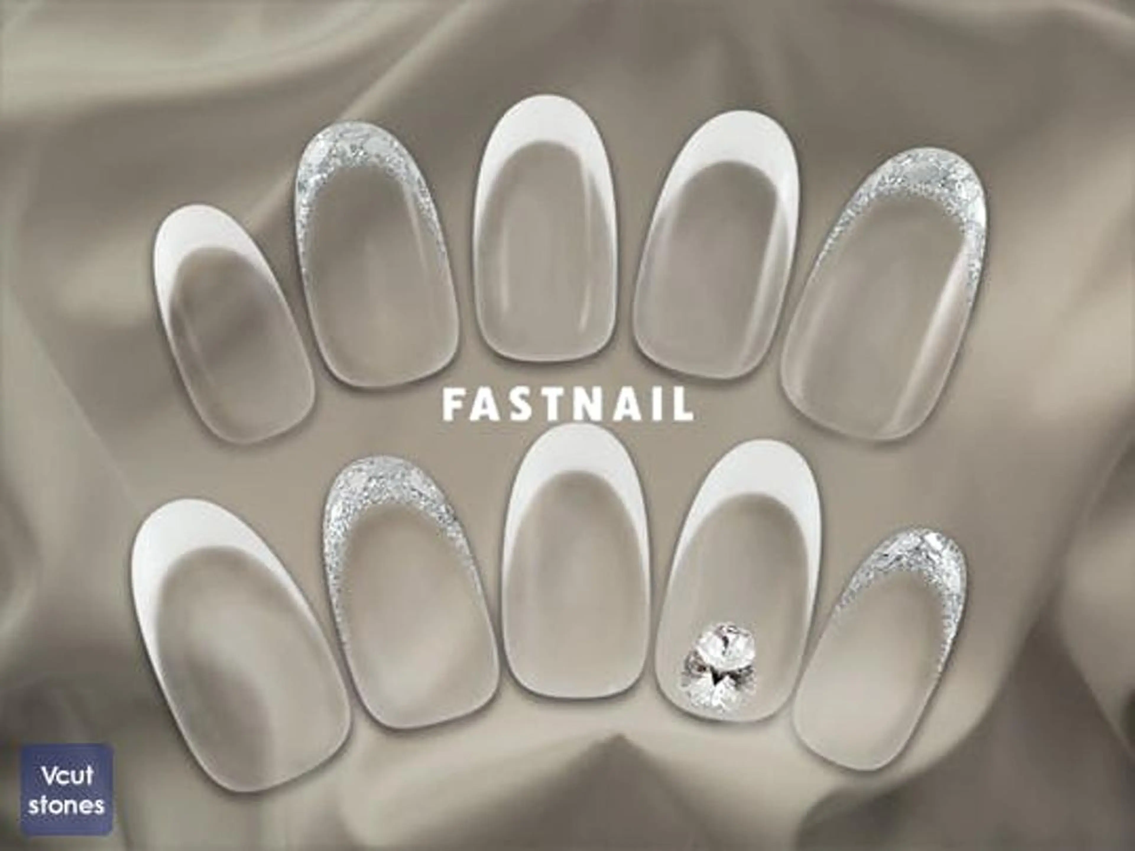 ネイル フットネイル フレンチネイル ジェルネイル パラジェル FASTNAIL 上野店のネイルデザイン