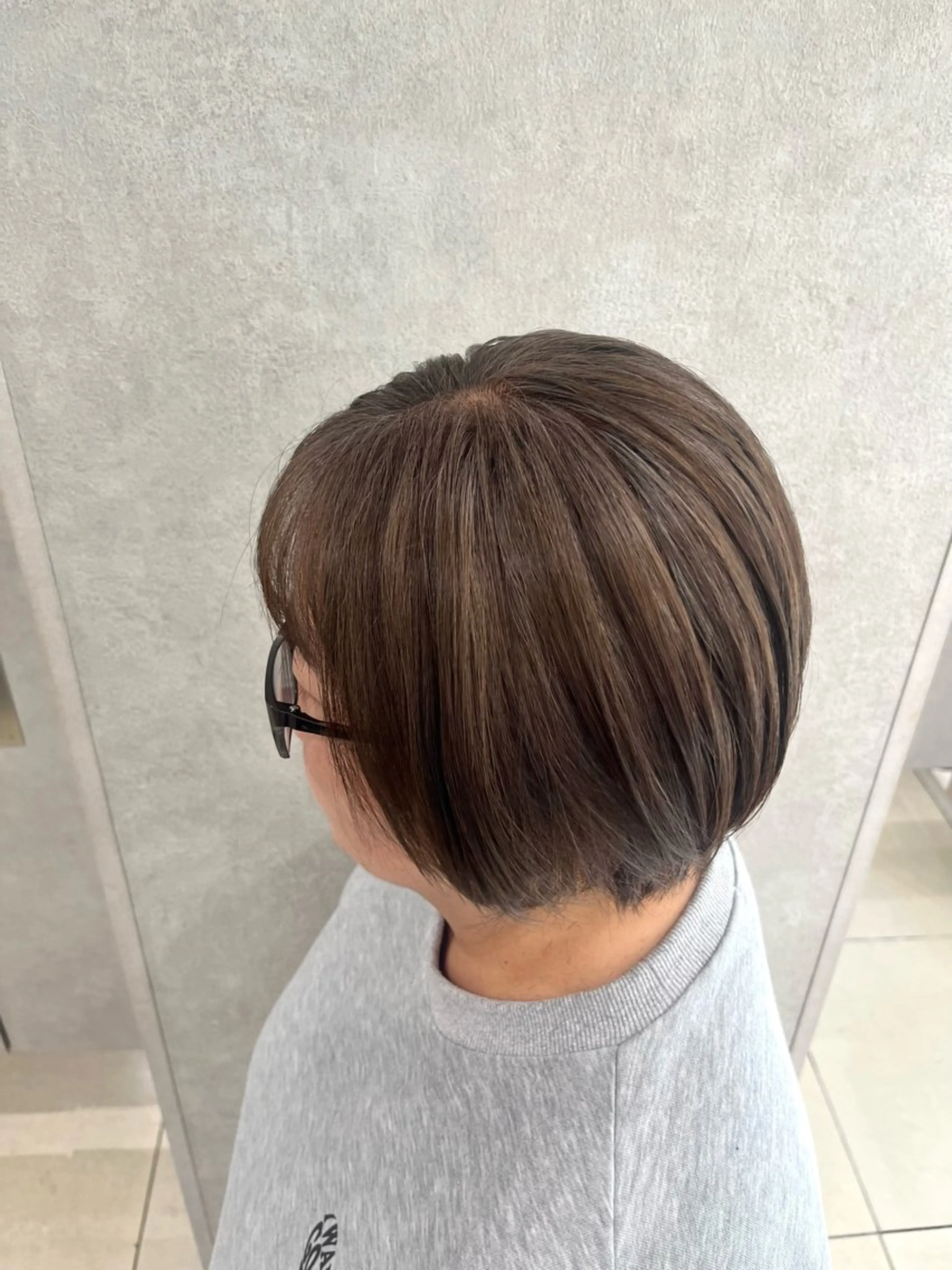 ショート 卒業式のヘアスタイル カット ヘアカラー トリートメント 巖本 真希のヘアスタイル