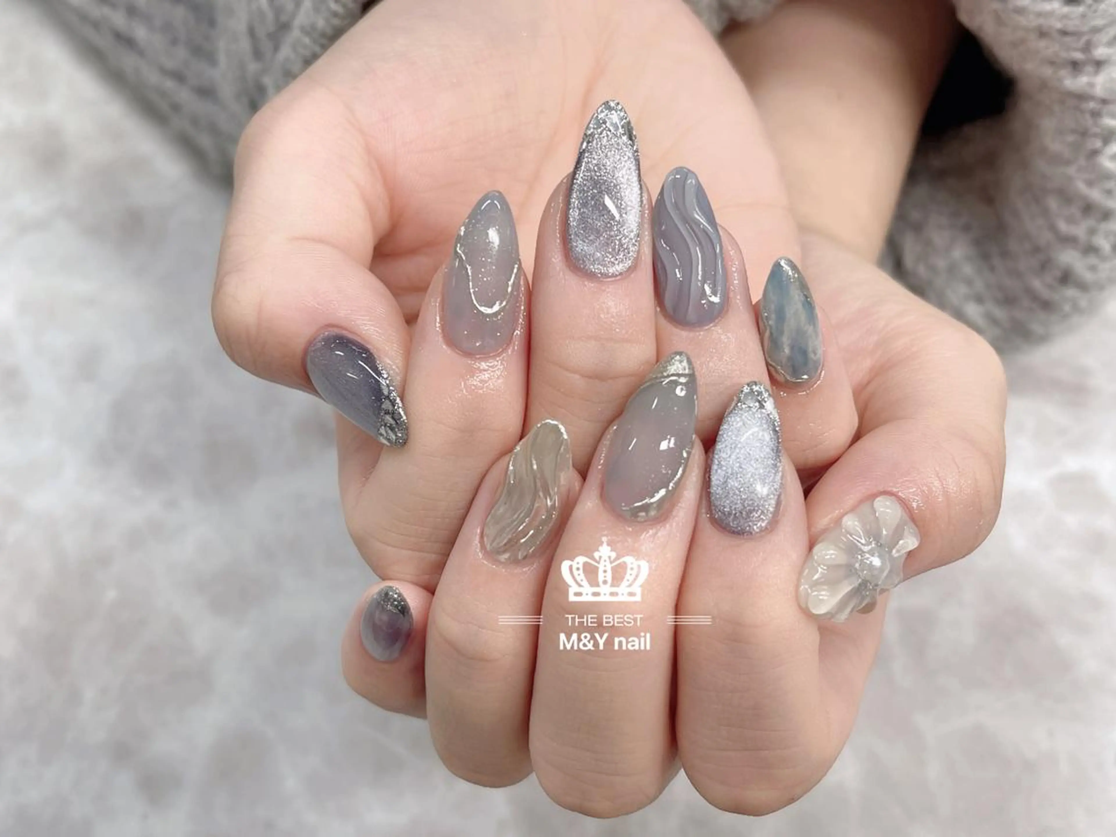 カラー ネイル ハンドネイル ハンドケア M&Y NailSalonのネイルデザイン