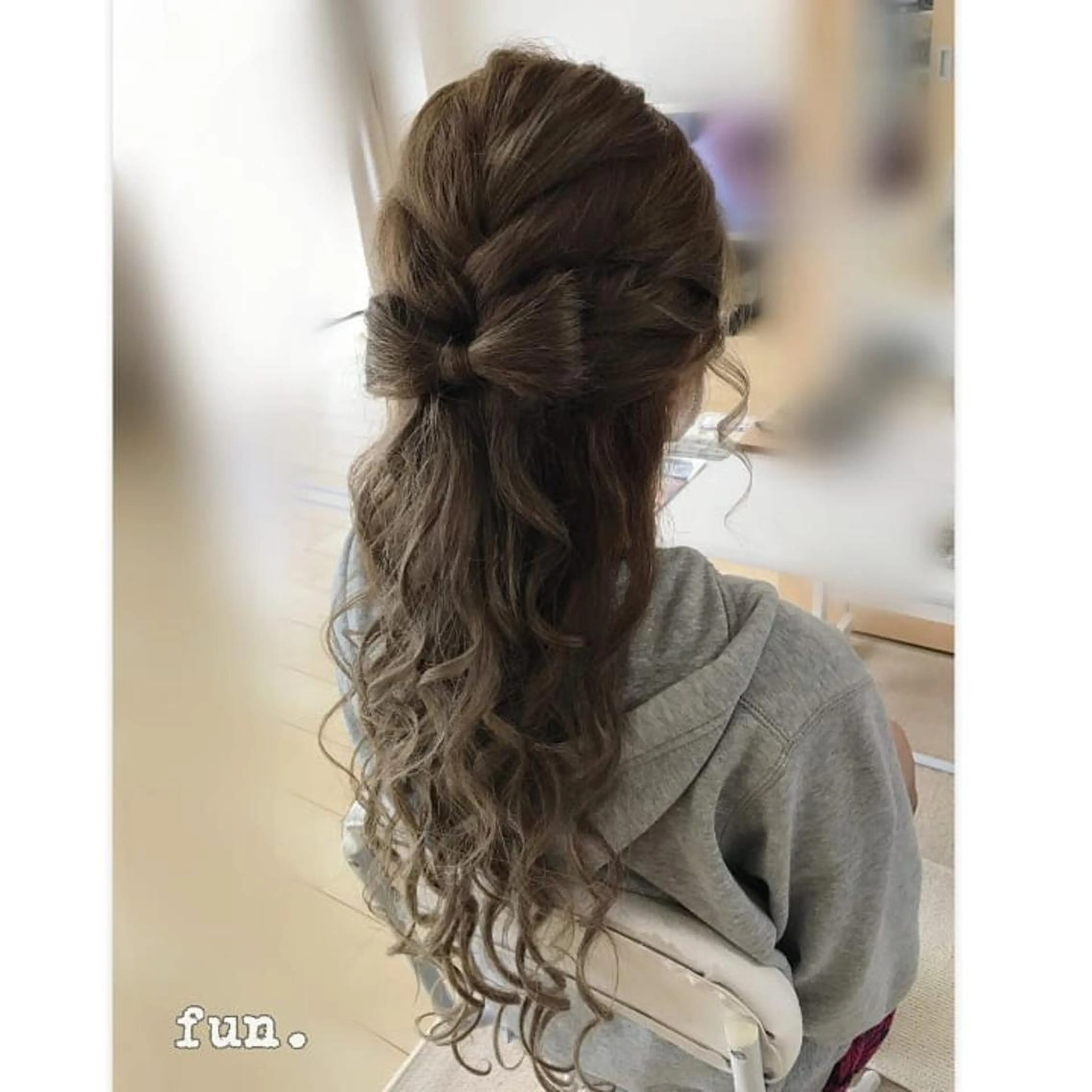 ロング ヘアアレンジ fun./ヘアセット /エクステ/着付のヘアスタイル