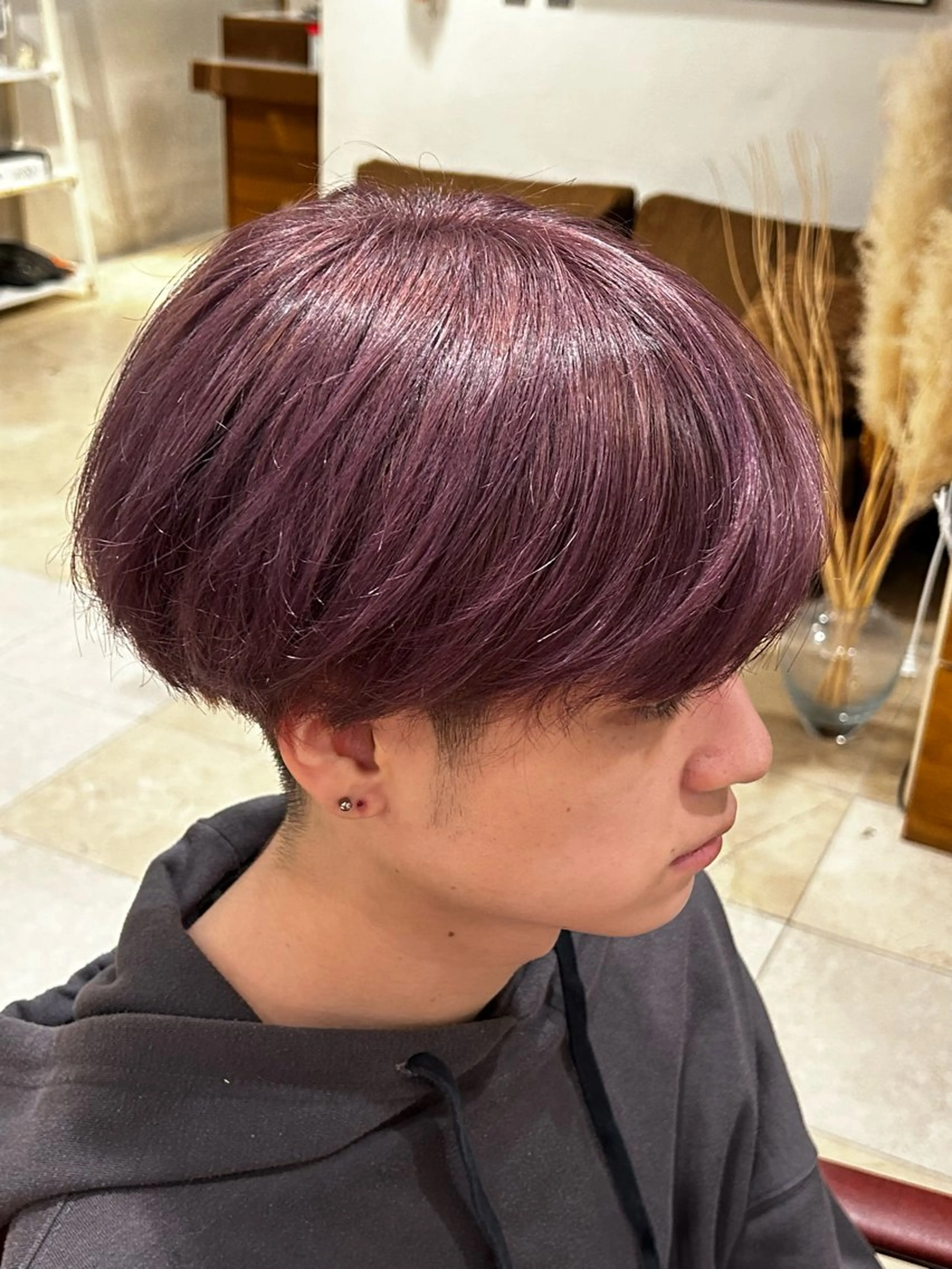 ロング メンズ ヘアカラー 🟥MOPS金沢文庫 永井輝🟥のヘアスタイル