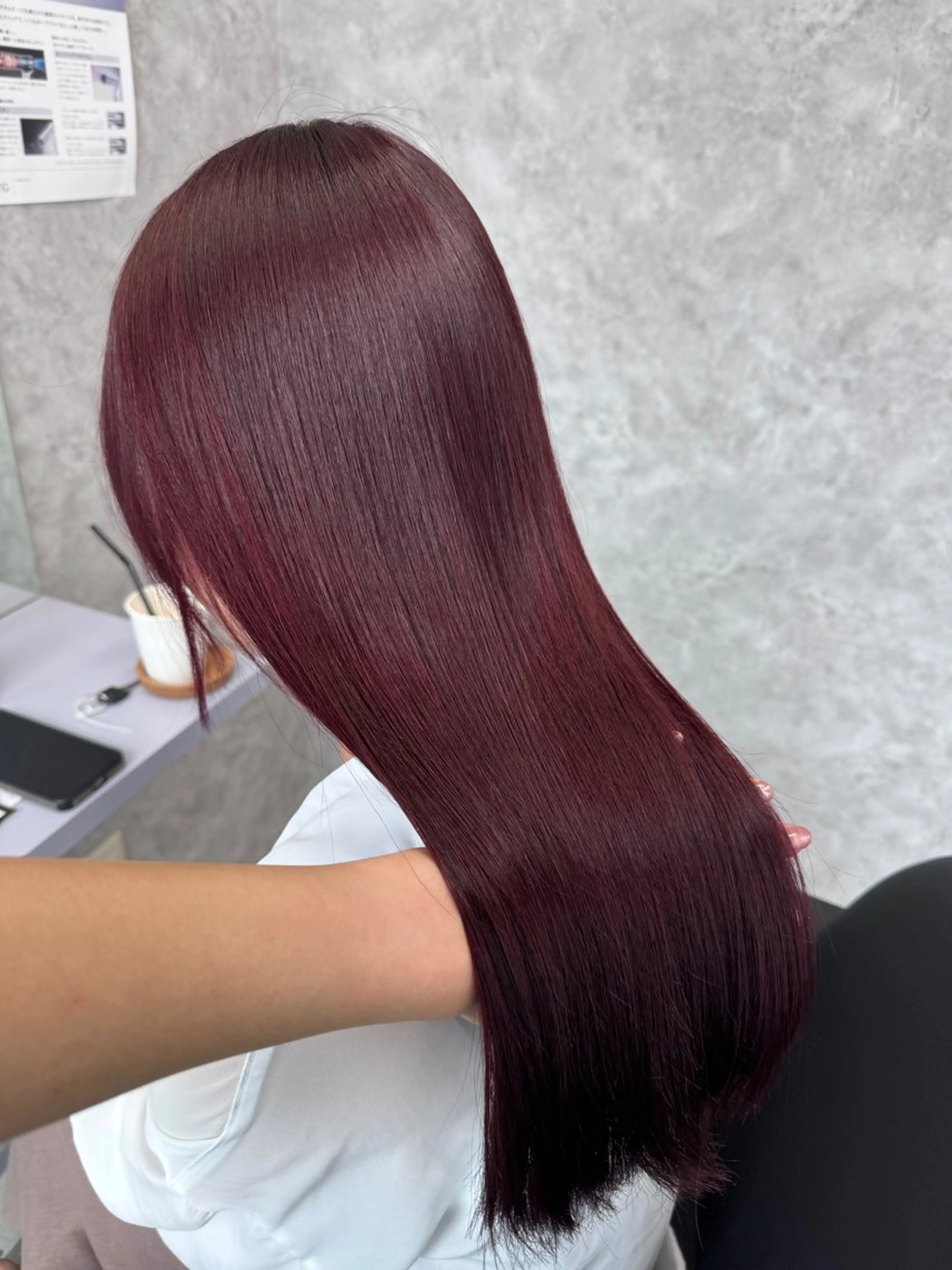 ロング カット ヘアカラー トリートメント 韓国風カラー🤎 𝒄𝒉𝒊𝒌𝒂のヘアスタイル