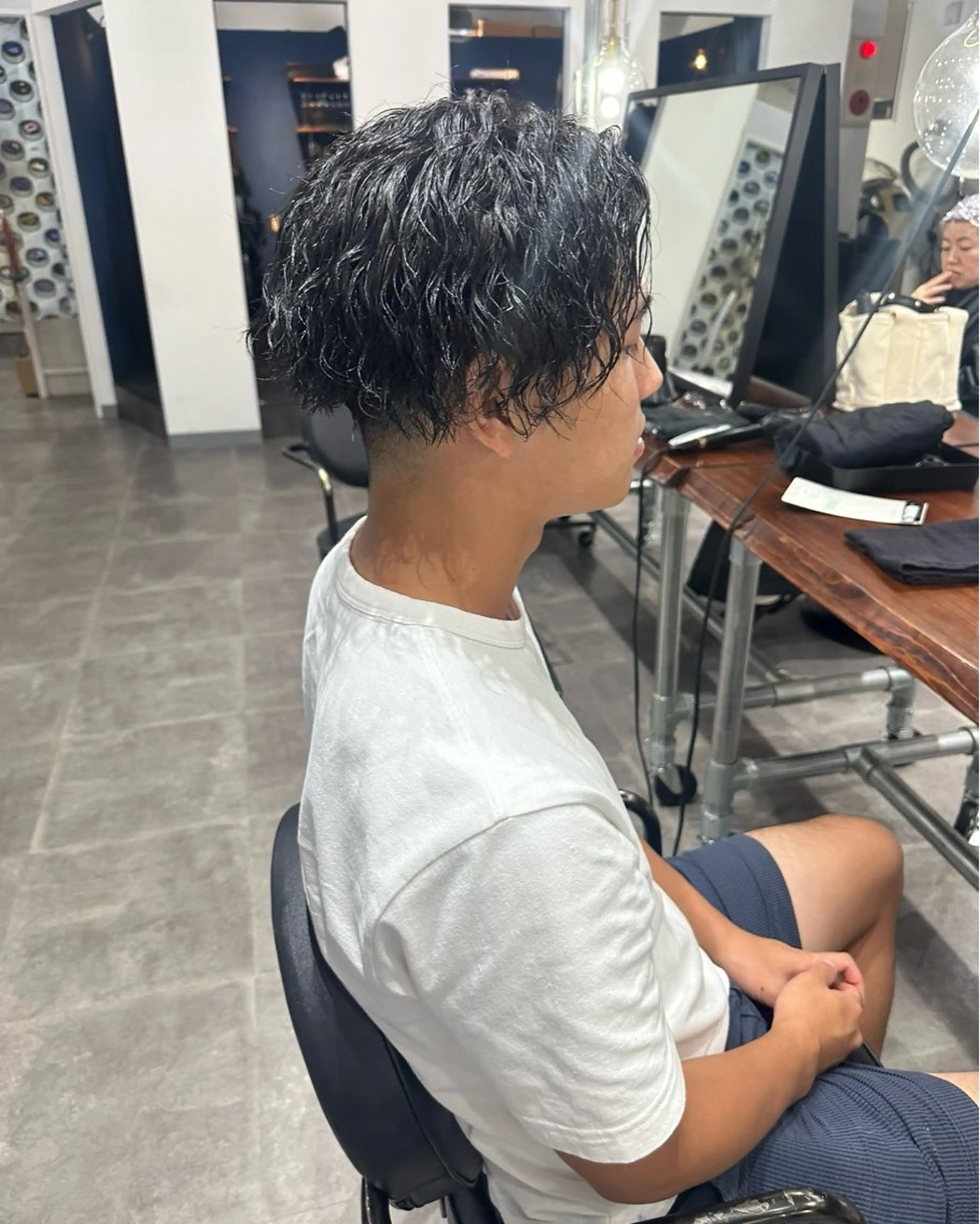 ショート メンズ メンズパーマ 篠崎 佑季のヘアスタイル