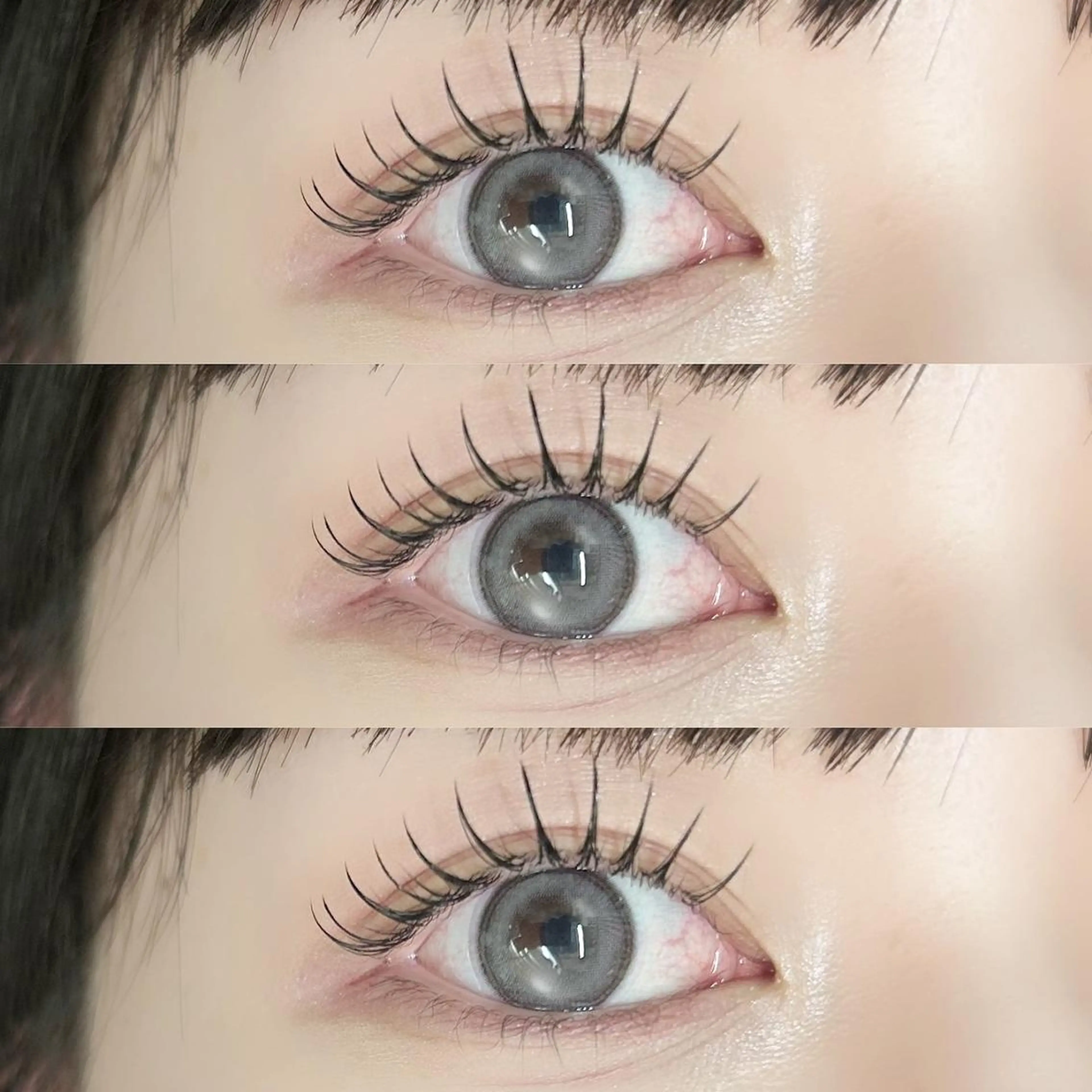 マツエク・マツパ 束感まつ毛 フラットラッシュ 韓国風マツエク マツエク 🪽fein.🪽 eye&nail💞のネイルデザイン
