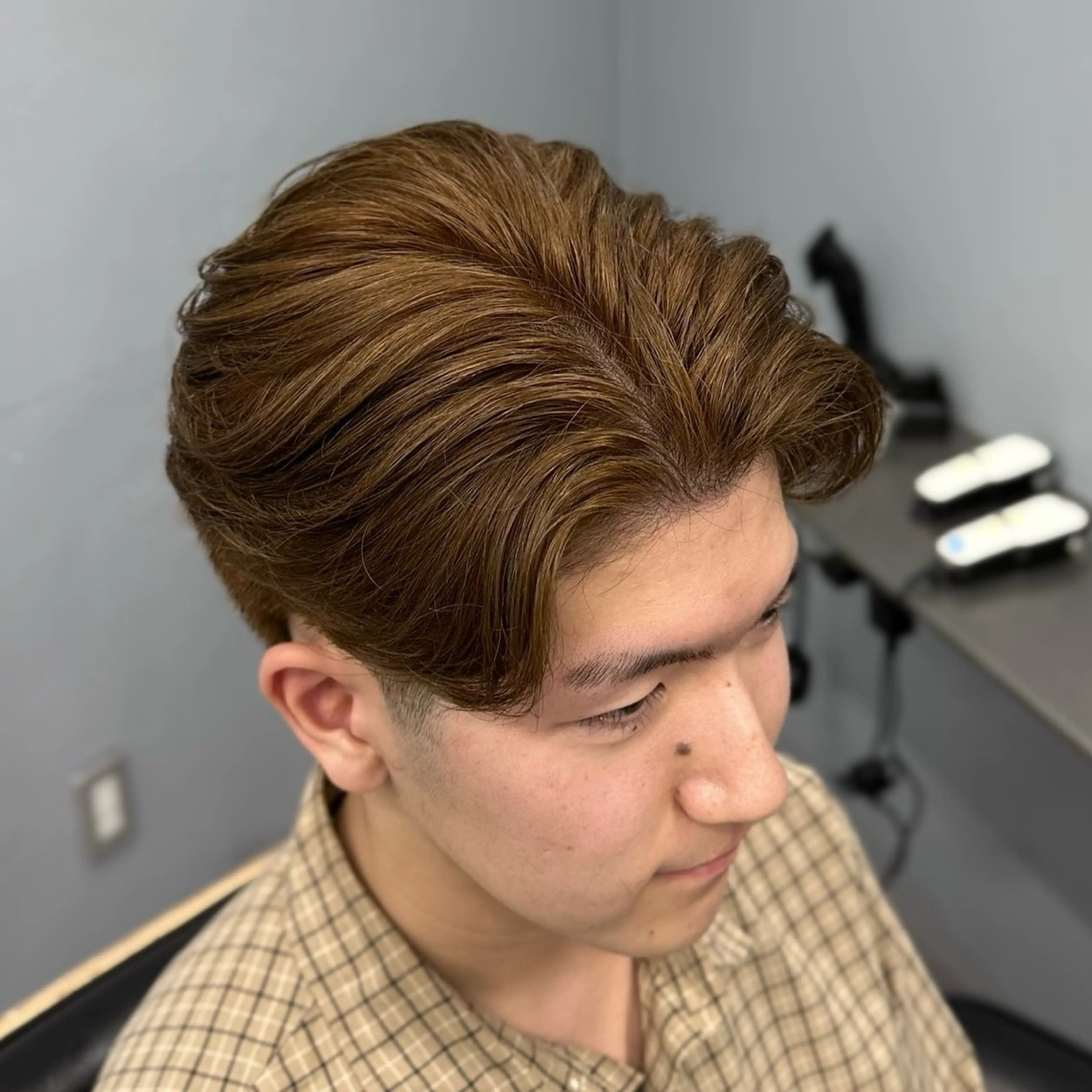 ショート カラー メンズ カット ヘアカラー I-CON  #blue MEN'S所属・池袋/カラー/パーマ NATSUのヘアスタイル