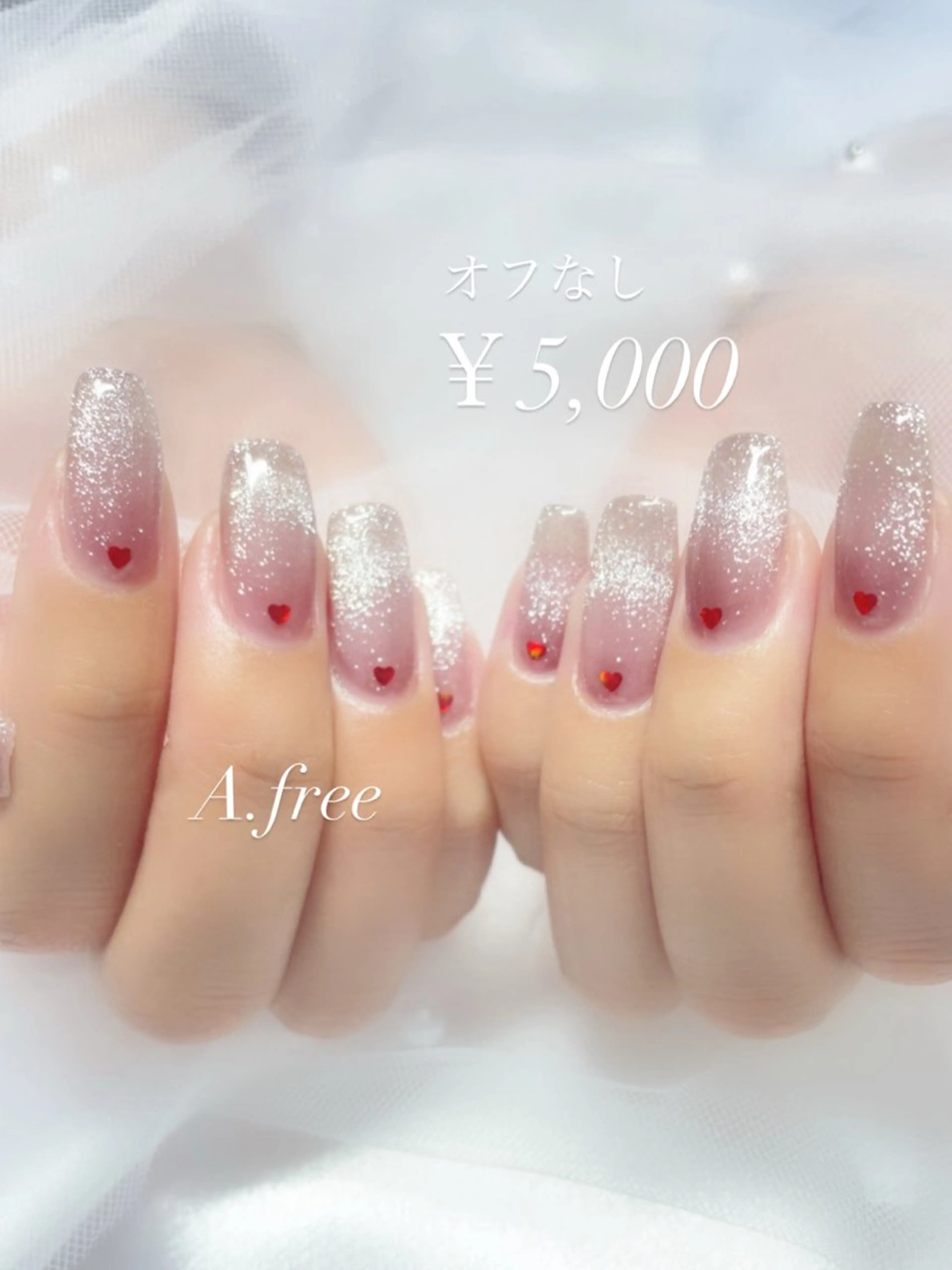 ネイル ジェルネイル ハンドネイル A.free✧*｡ アレルギー対応✧*｡のネイルデザイン