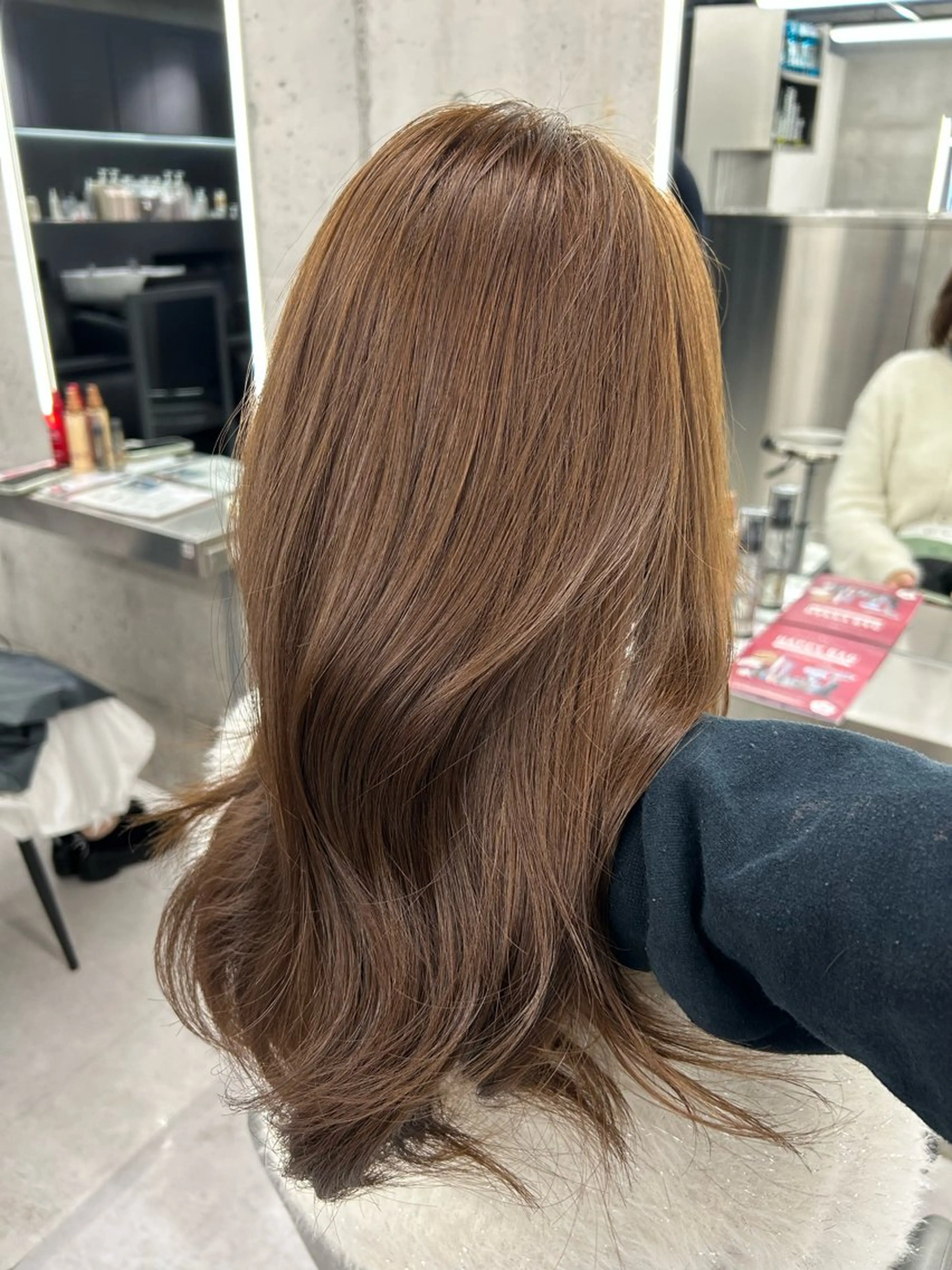 セミロング カラー ヘアカラー カラー/エクステ 🤍ルナのヘアスタイル