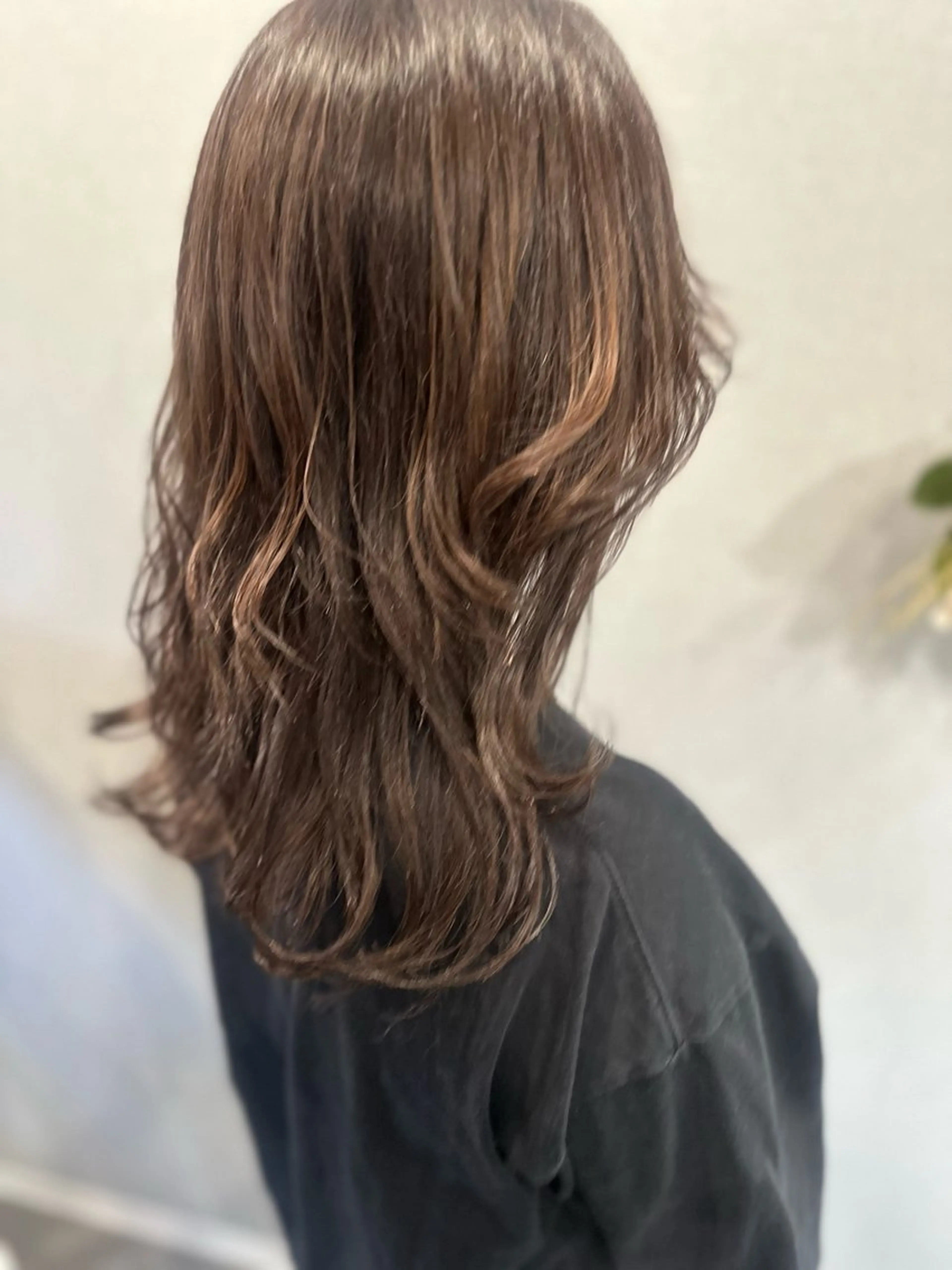 セミロング カラー カット ヘアカラー トリートメント K Harukaのヘアスタイル