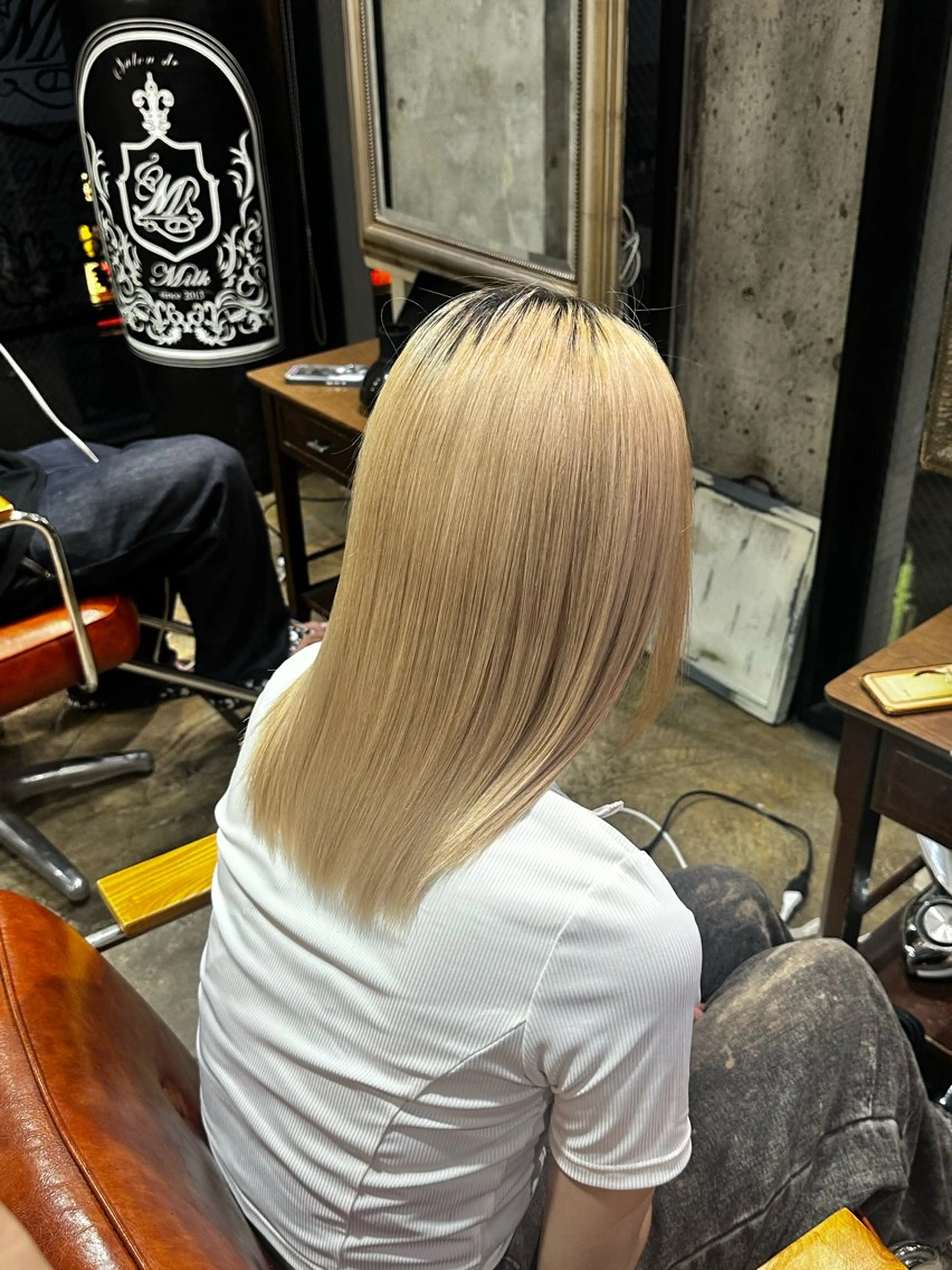 セミロング トリートメント 【💎ツヤ髪💎】 ダメージレスカラー✨のヘアスタイル