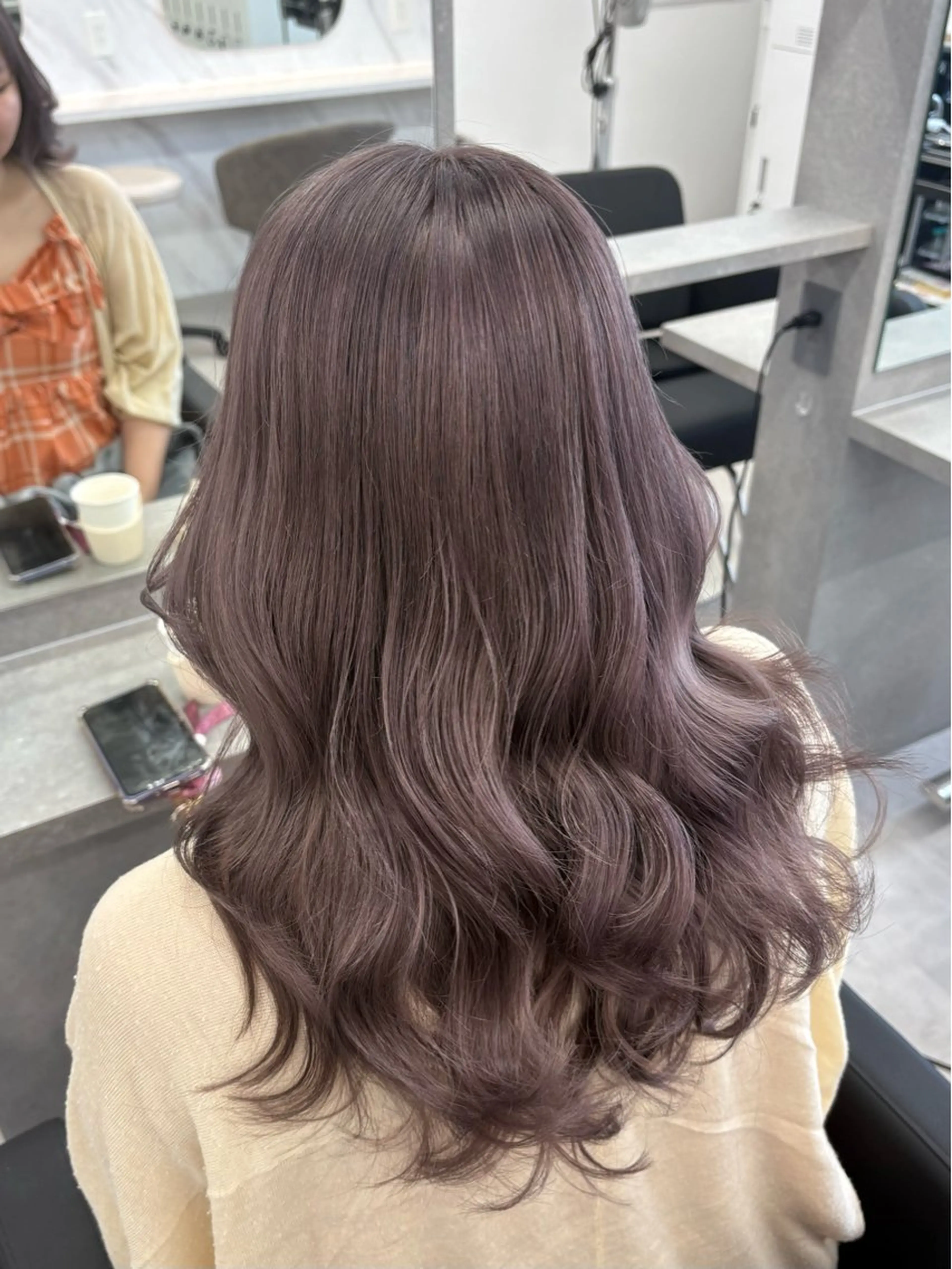 セミロング カット ヘアカラー トリートメント Lapis所属・韓国レイヤーカット/ AIRIのヘアスタイル