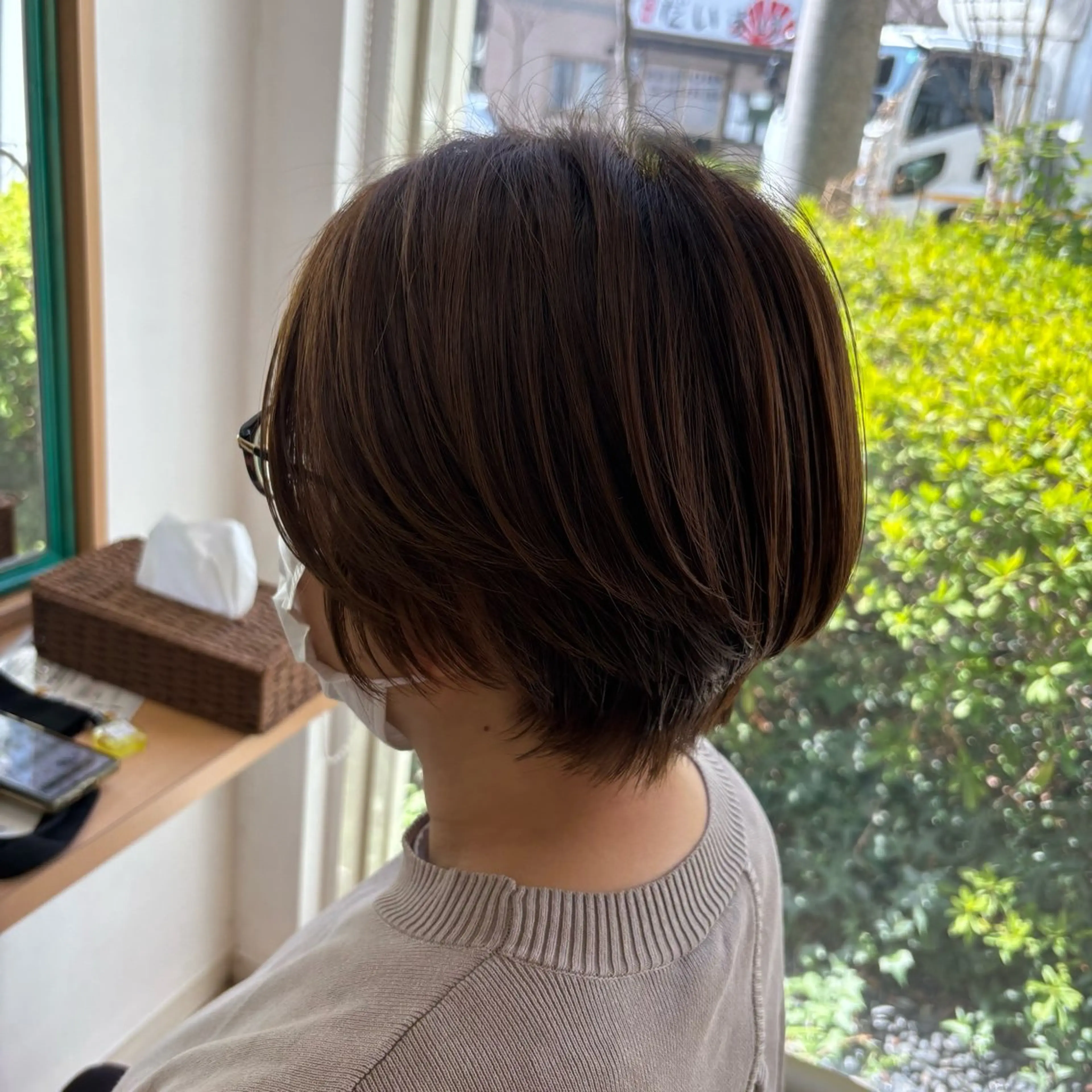 ショート カラー 🎀🤍芦澤 李音🤍🎀のヘアスタイル