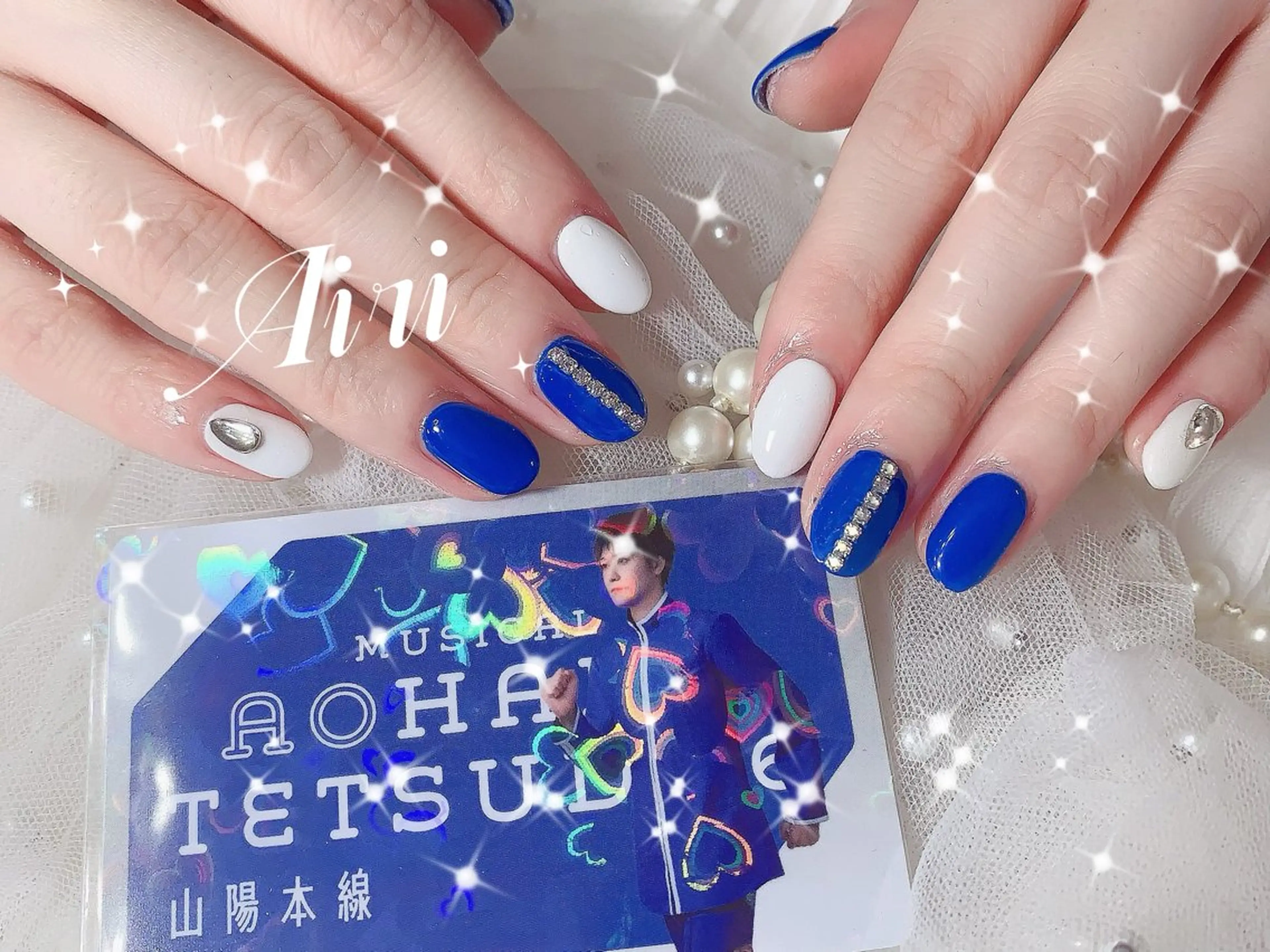 ネイル 桜ネイル フットネイル ジェルネイル 韓国ネイル ラメ(グリッター) ハンドネイル ネイルサロンAiri 長さ出し·シンプルのネイルデザイン