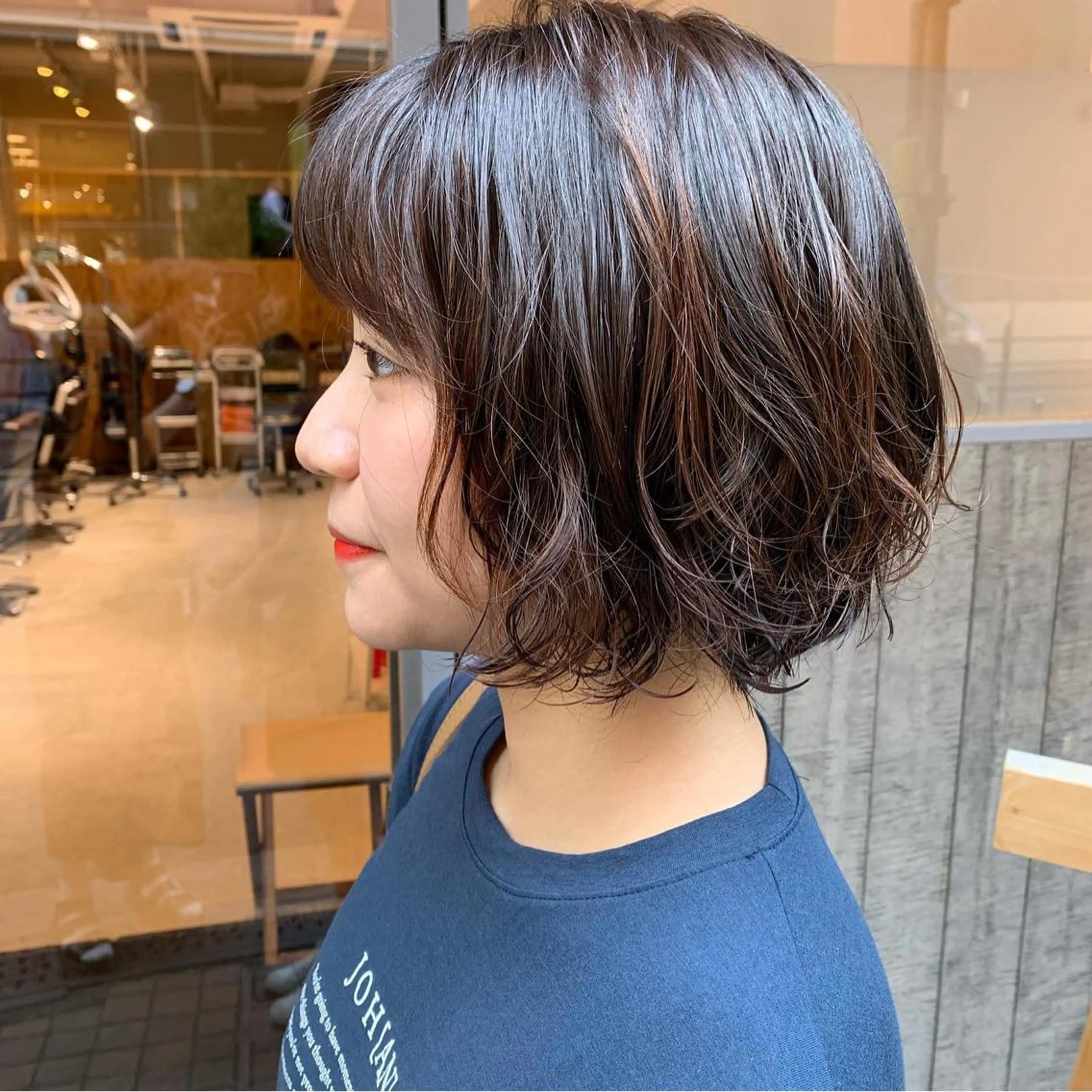 パーマ カット パーマ トリートメント newi 京橋 【yuuki】のヘアスタイル