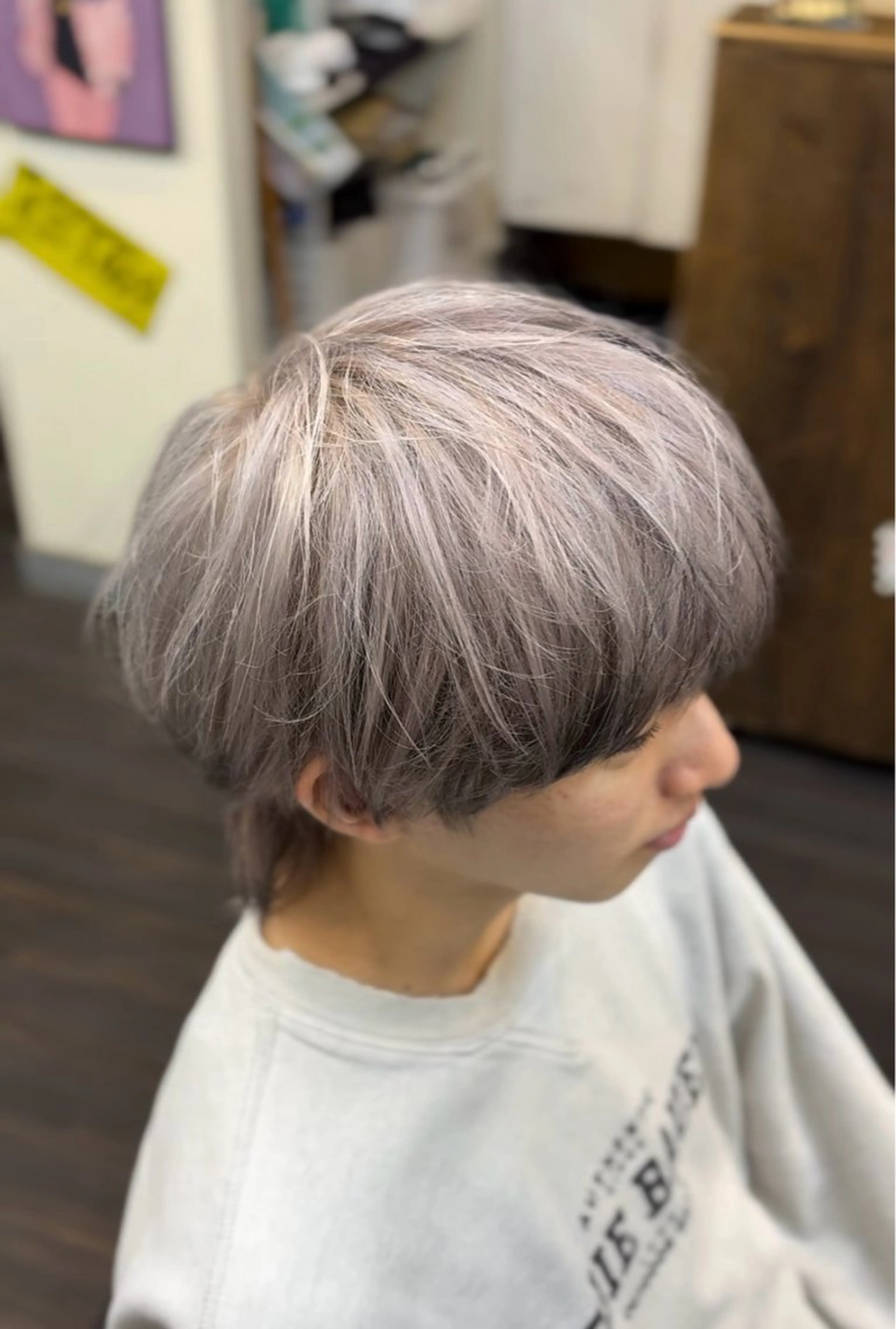 ショート カラー メンズ カット ヘアカラー エクステ/ハイトーン / 矢野 隼翔のヘアスタイル