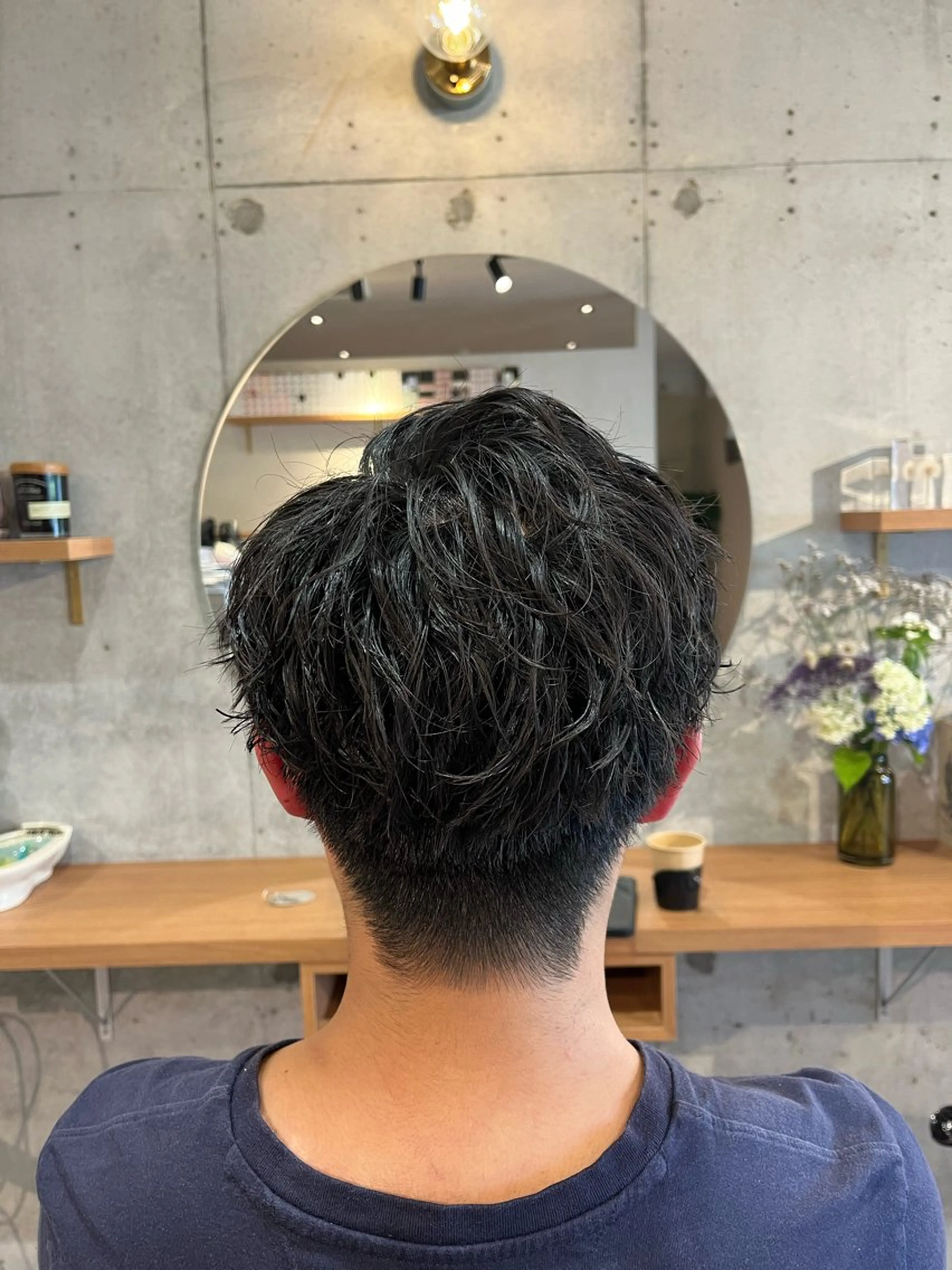 ショート パーマ メンズ カット パーマ Lamp所属・🌀メンズパーマ🌀 🐏丸山祐宇🐏のヘアスタイル