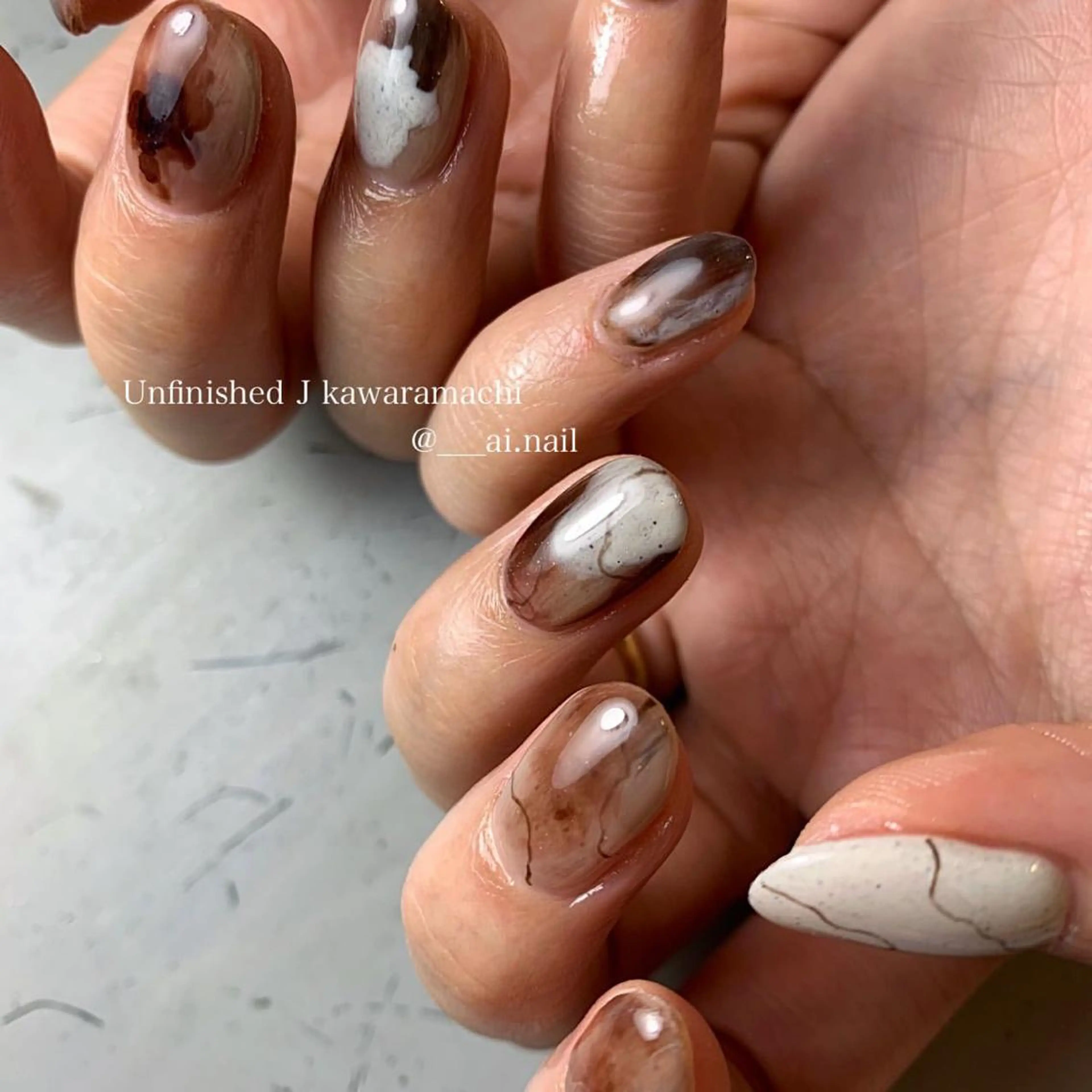 ネイル ハンドネイル 🍃伏見 / soL nail / aiのネイルデザイン