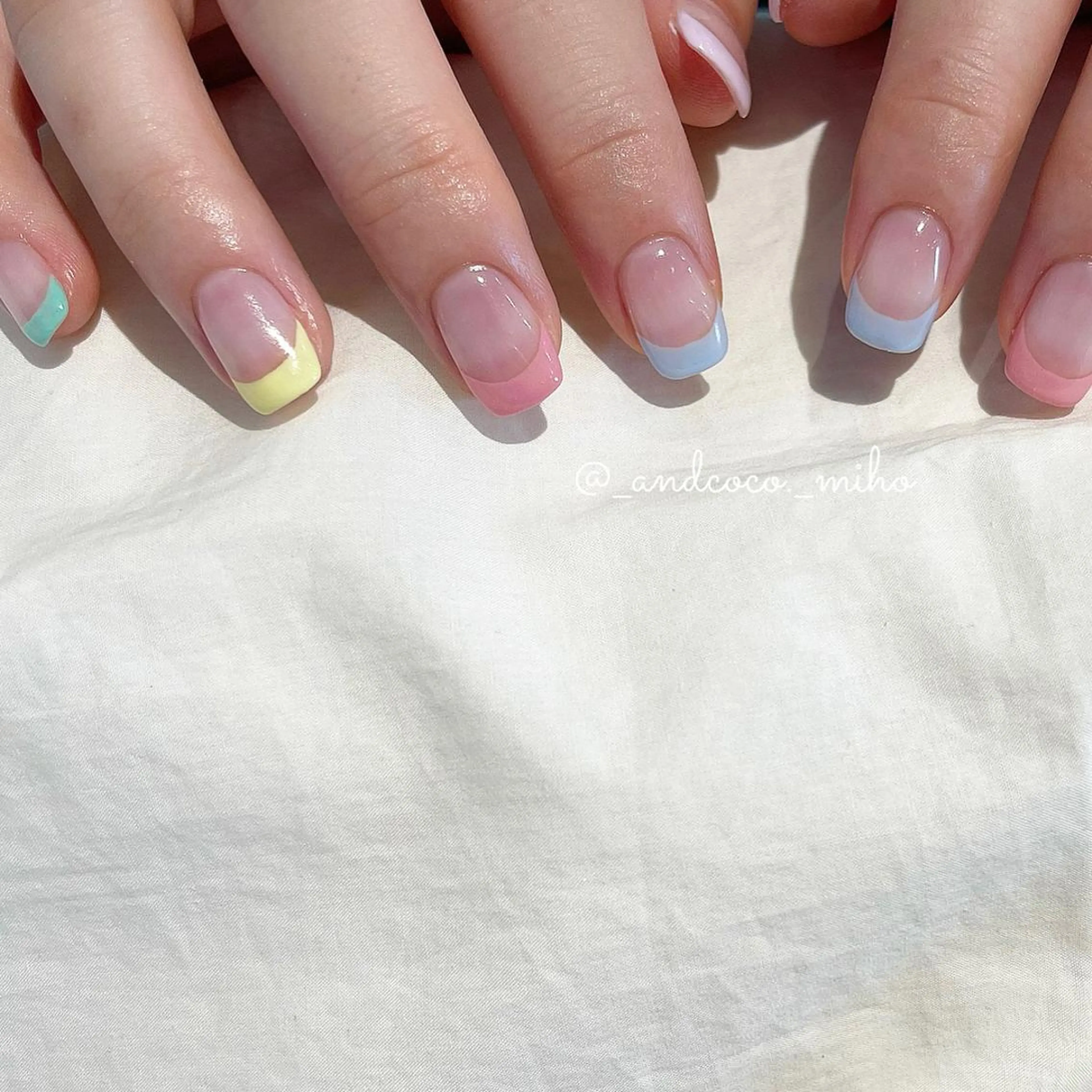 ネイル ハンドネイル And  & coco. eyelash & nail所属・Nailist〻 mihoのネイルデザイン