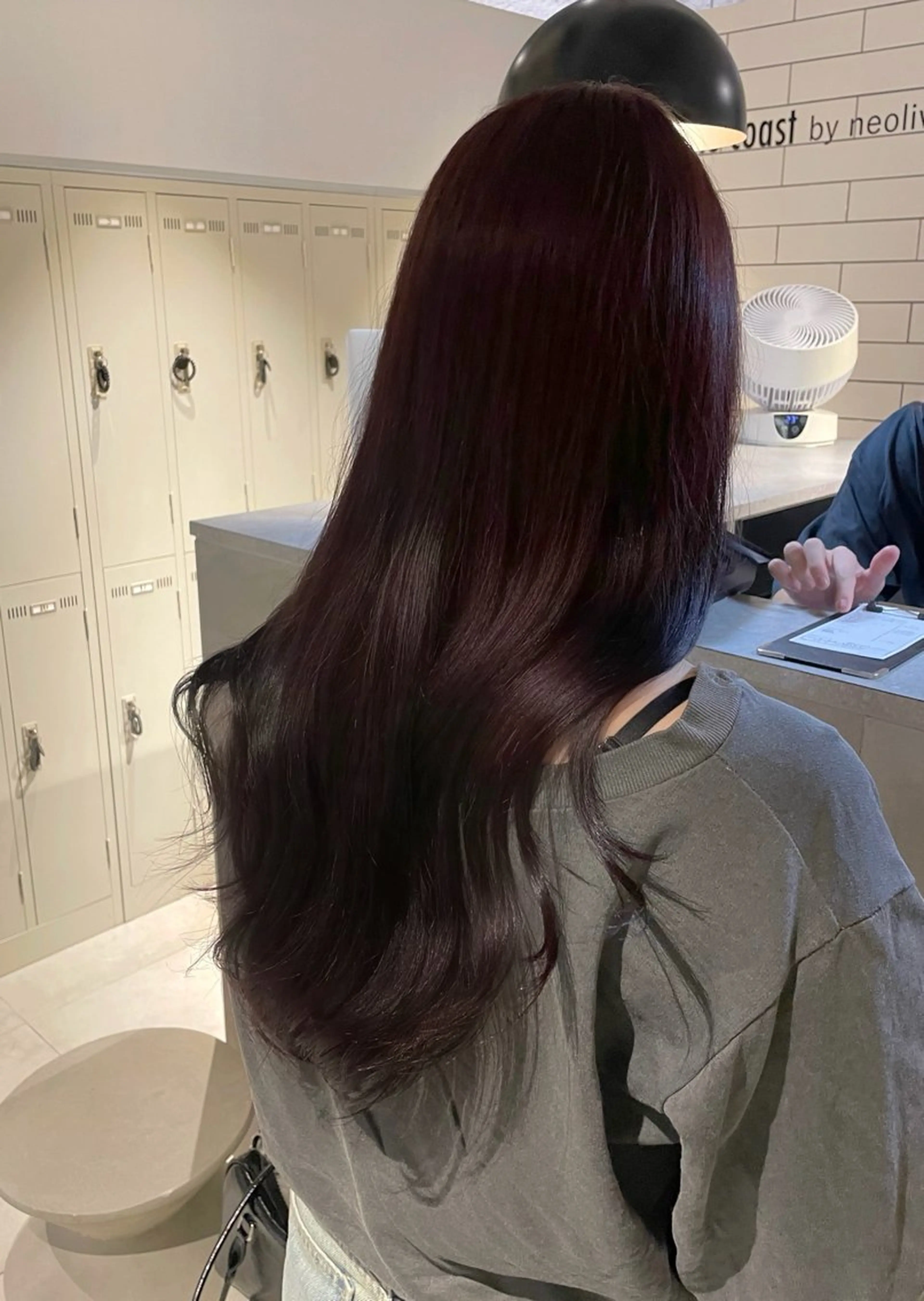 ロング カラー ディープラベンダー ラベンダーカラー ラベンダーピンク ピンクカラー レイヤー/髪質改善カ ラ-🤍津田奈々美‎のヘアスタイル