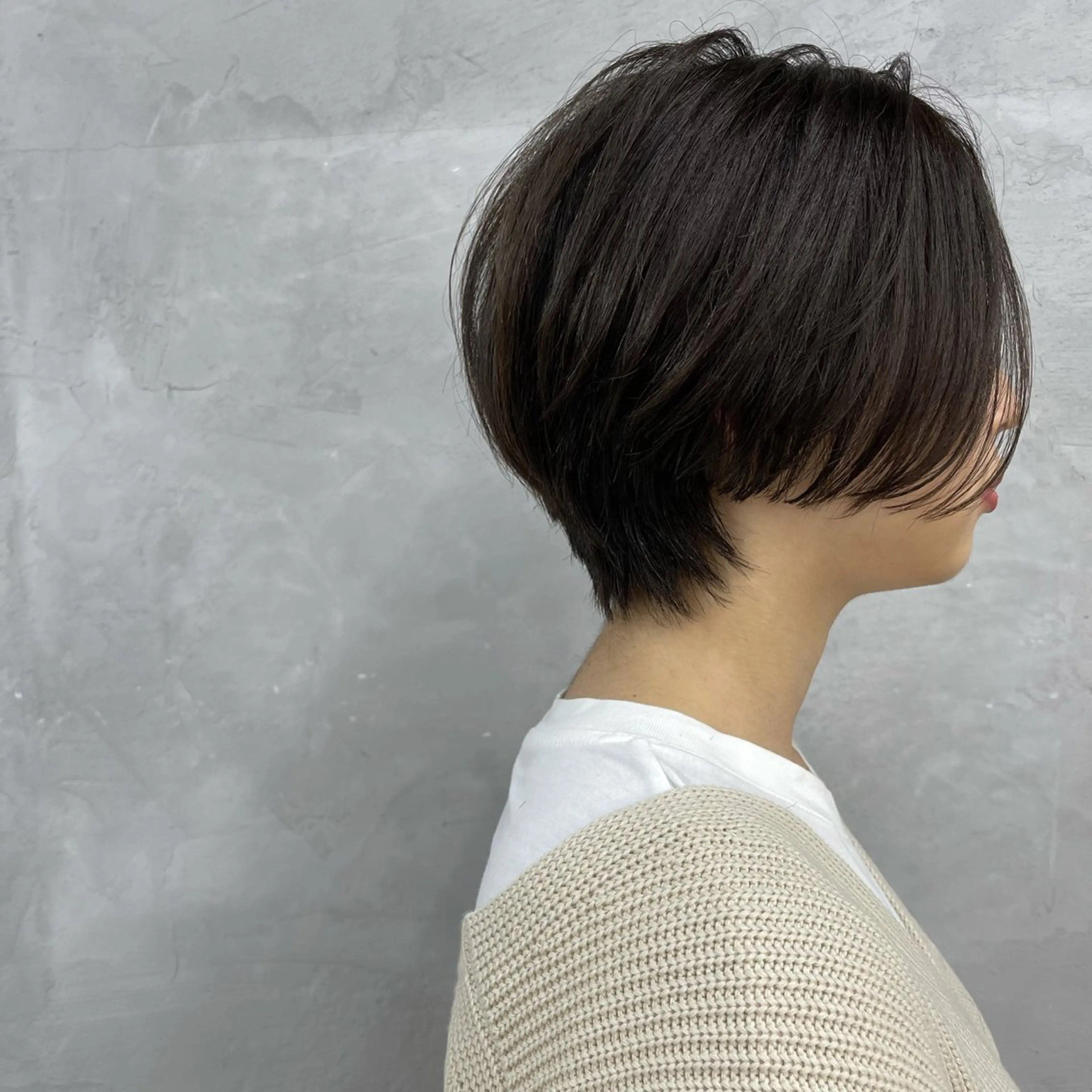 ショート カラー ハンサムショート ショートヘア カット ヘアカラー トリートメント 田畑 智規のヘアスタイル