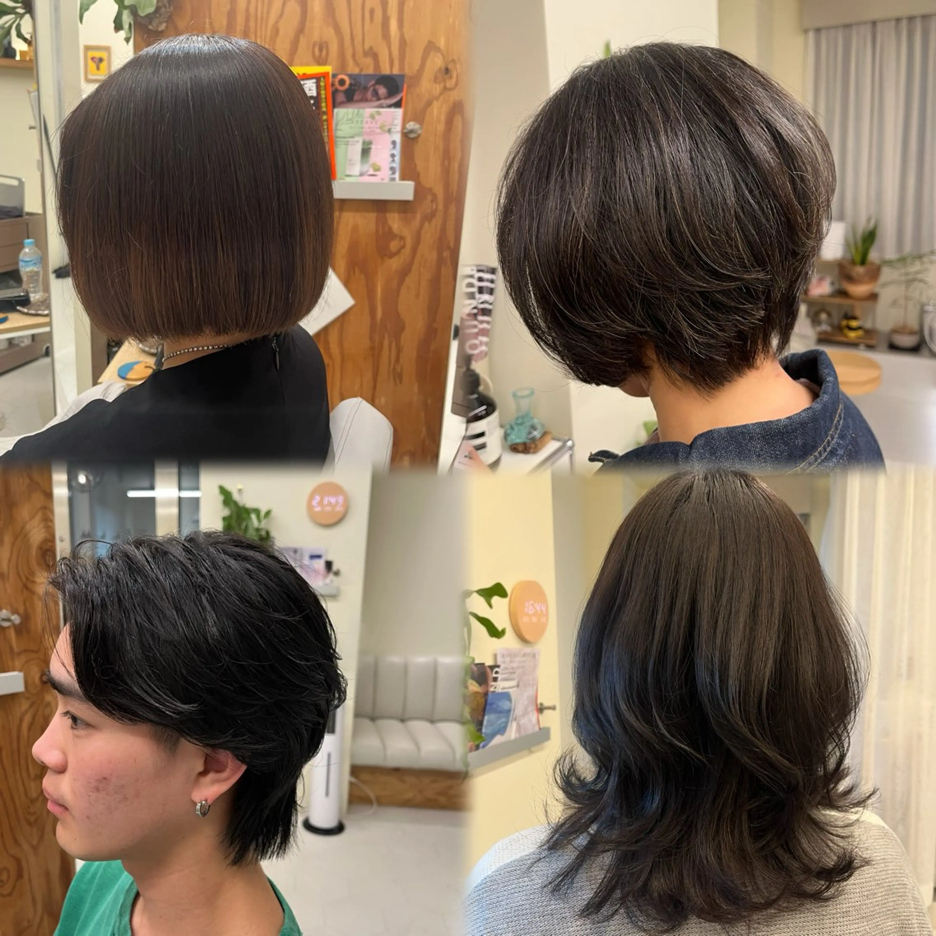 ミディアム メンズ カット WELLM表参道 高杉梨鬼也のヘアスタイル