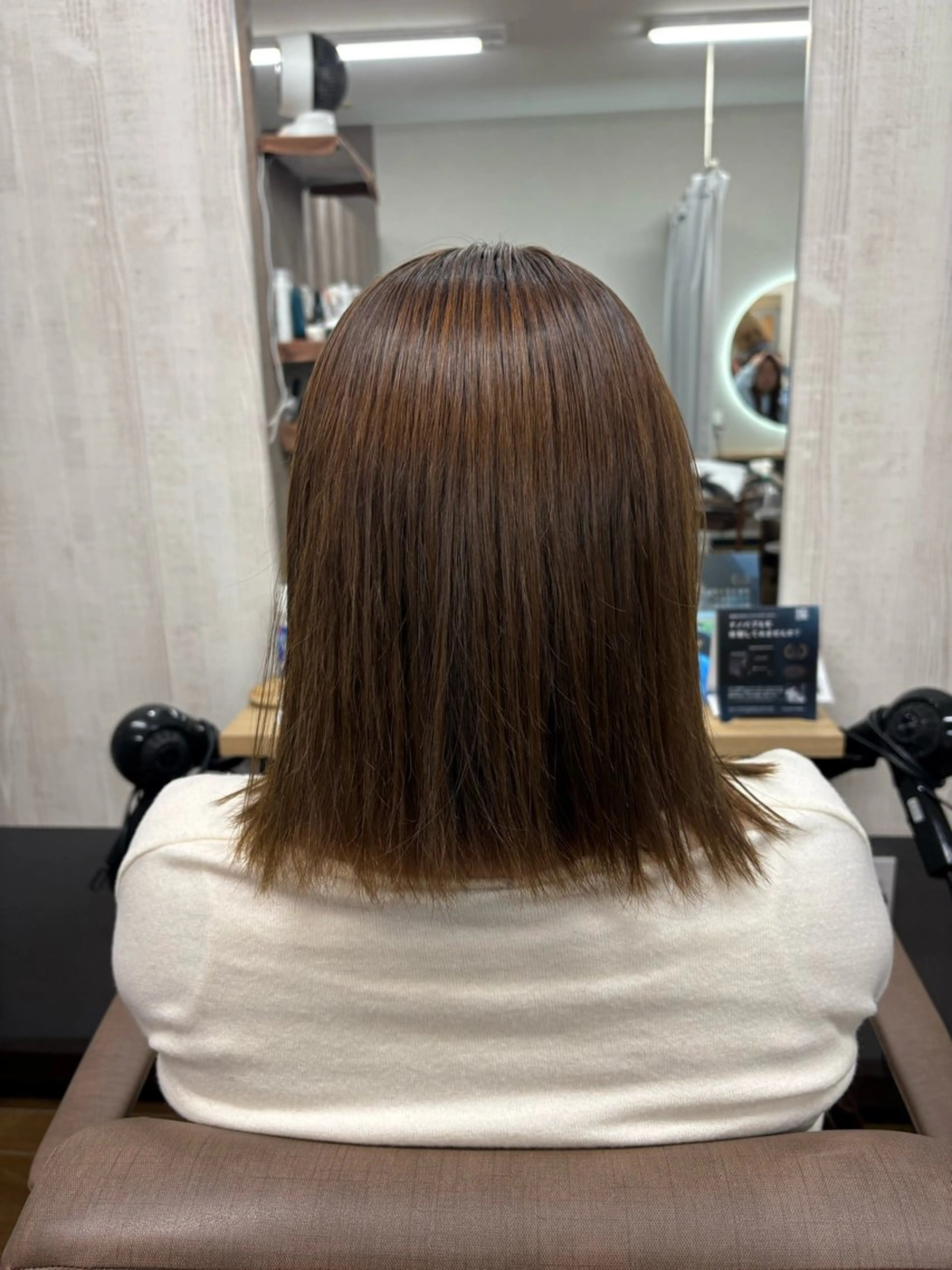 ミディアム 髪質改善 縮毛矯正 TELA HAIR 稲毛店　千尋のヘアスタイル