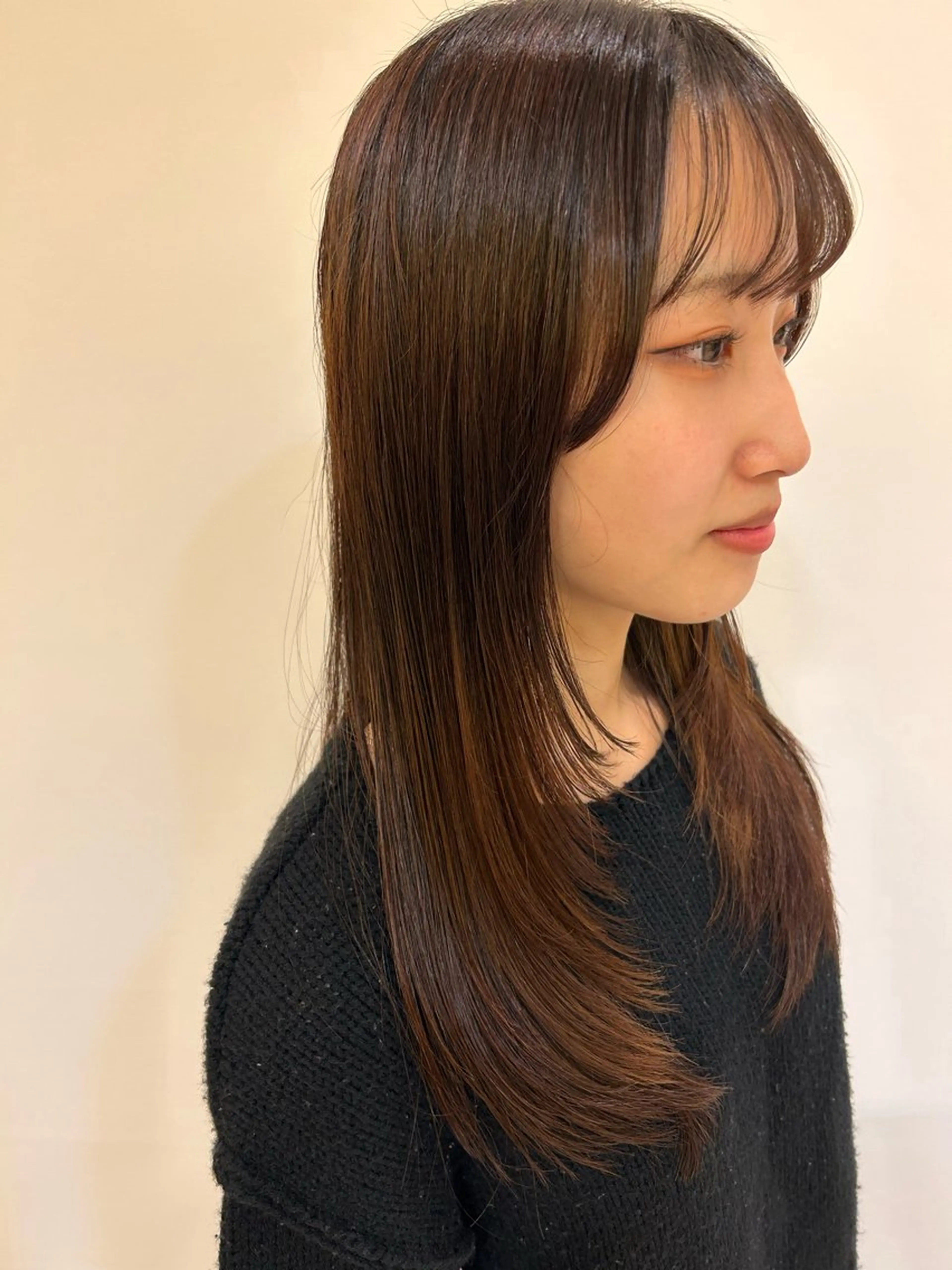 ロング レイヤーカット アトリエJDパリ大畑 美羽🇫🇷💖のヘアスタイル