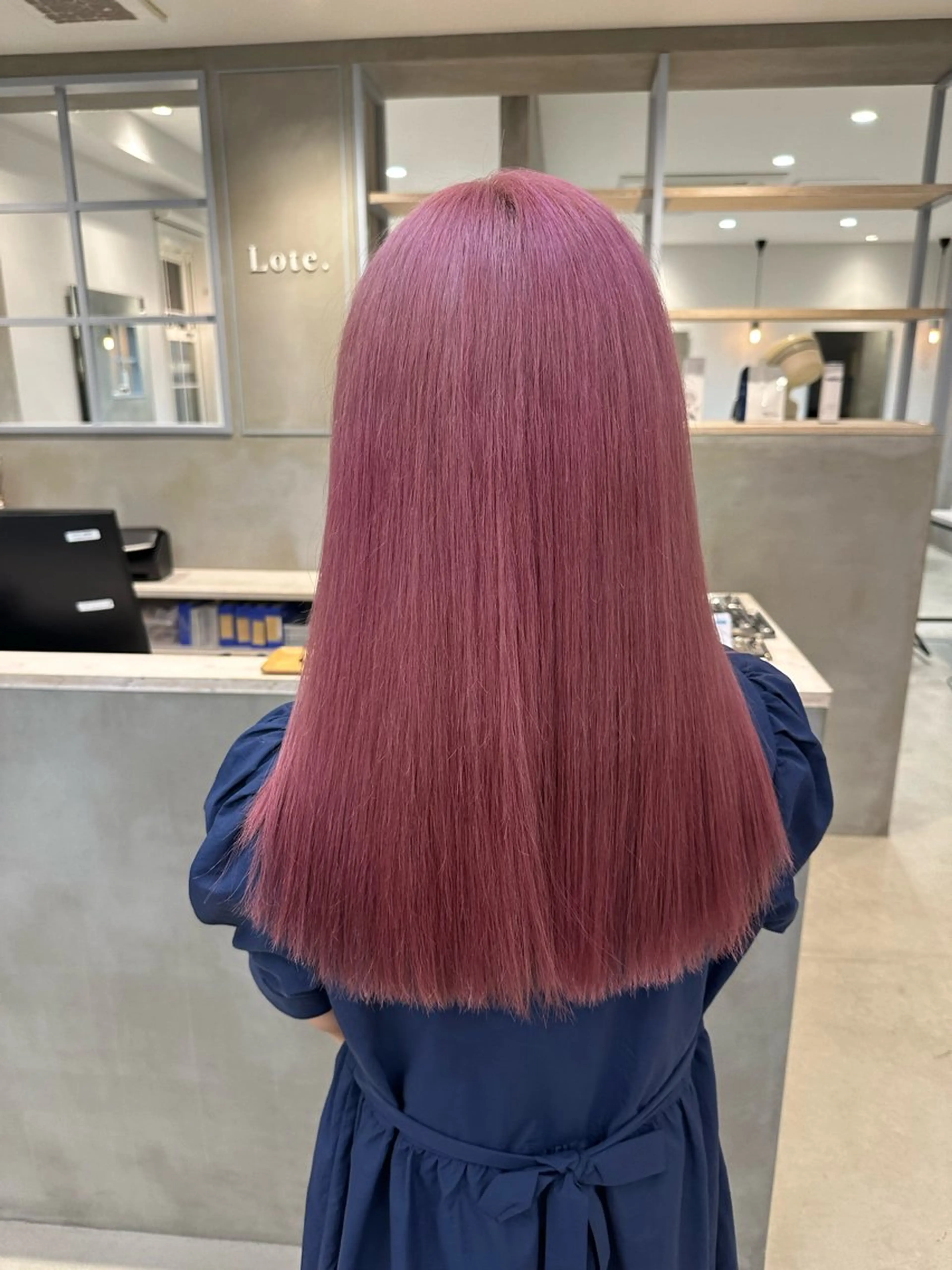 カラー バレイヤージュ ベージュカラー ブリーチ ブロンド ケアブリーチ ゆめ/ カラーモデル募集中のヘアスタイル