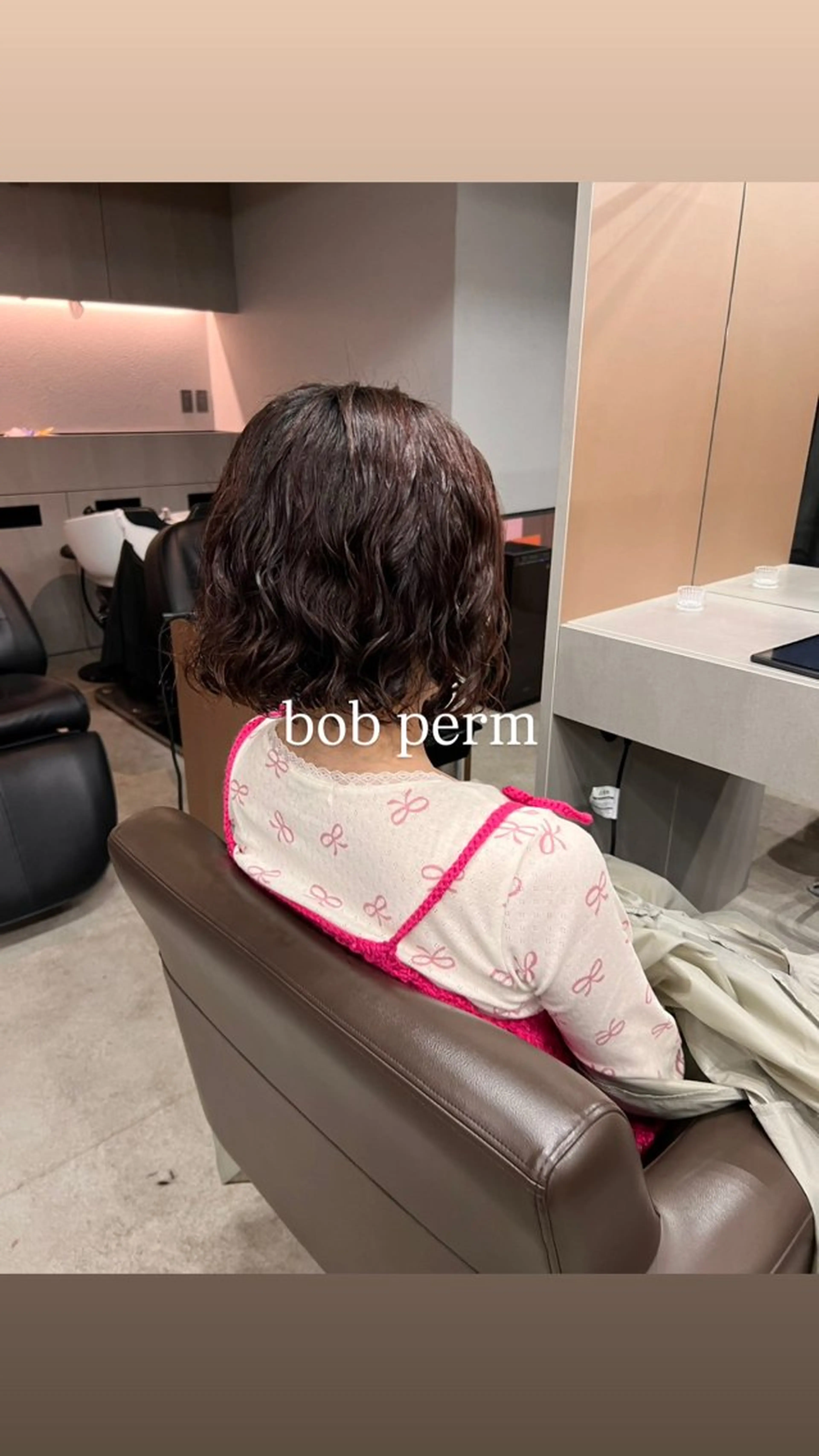 ミディアム パーマ パーマ リタッチ レディース パーマ/ 育斗のヘアスタイル