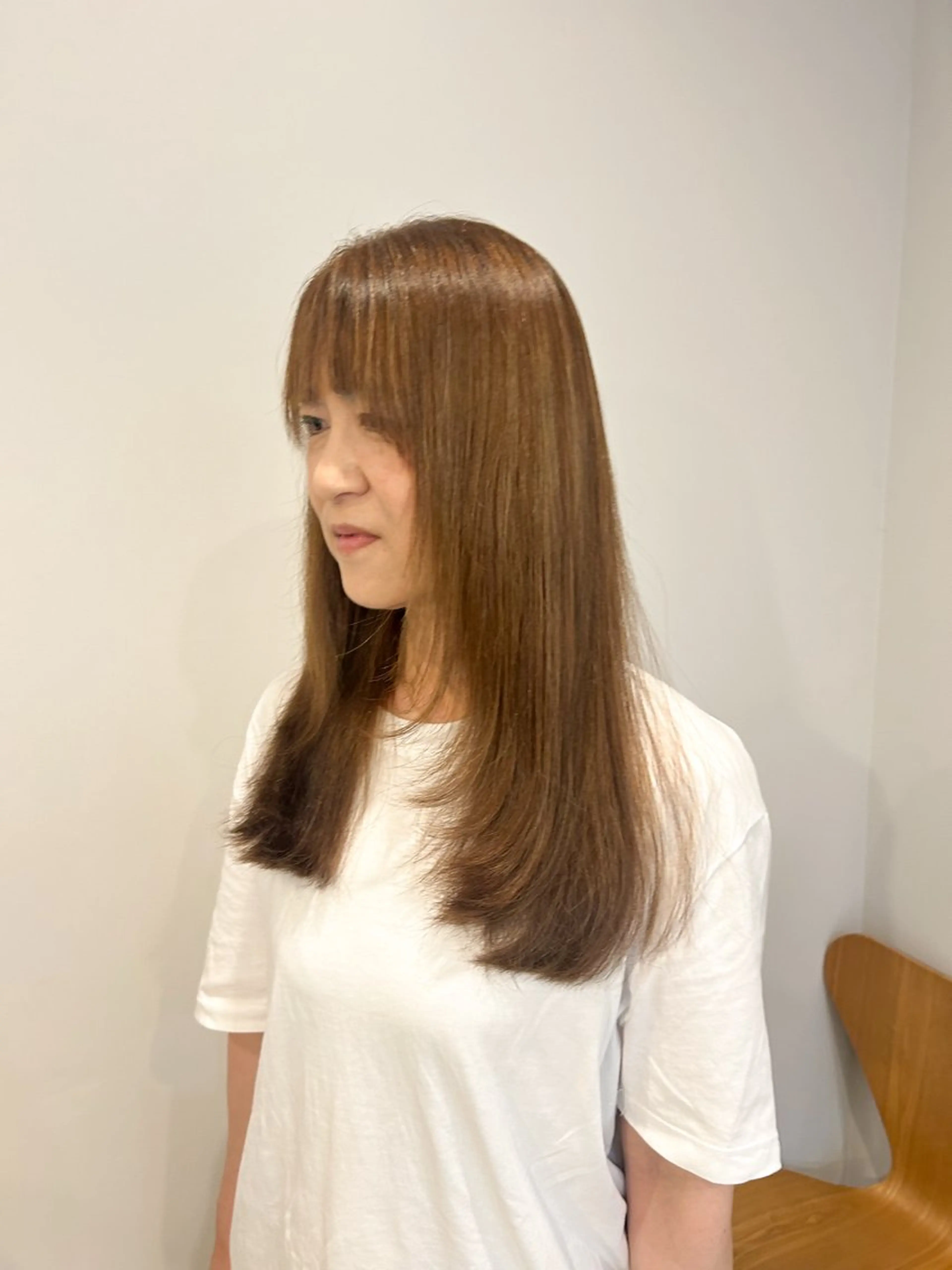 ロング カラー ヘアカラー 川端 明莉のヘアスタイル