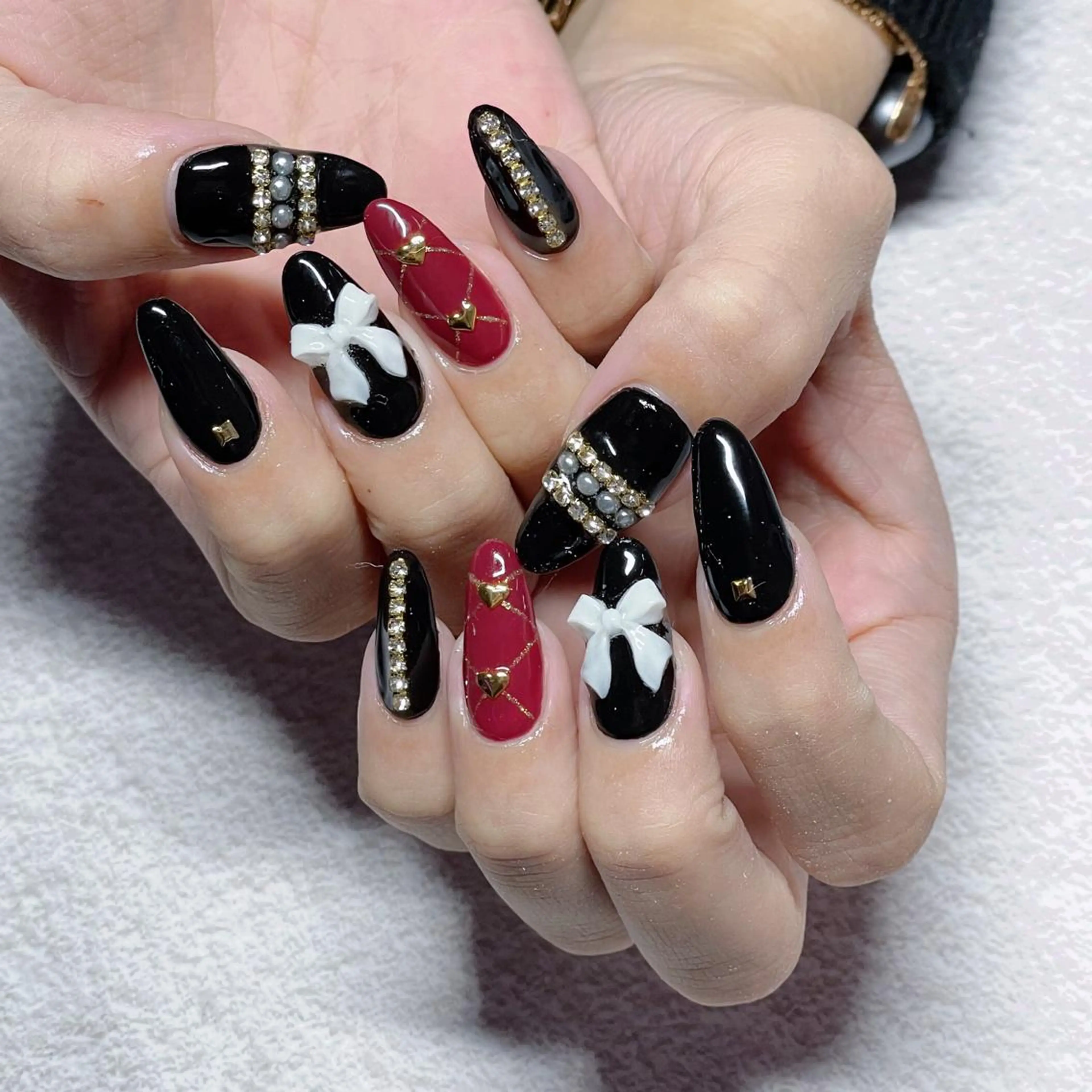 ネイル オーロラネイル 長さ出し ジェルネイル 韓国ネイル ミラーネイル 🍑Yun nail 店長🍑のネイルデザイン