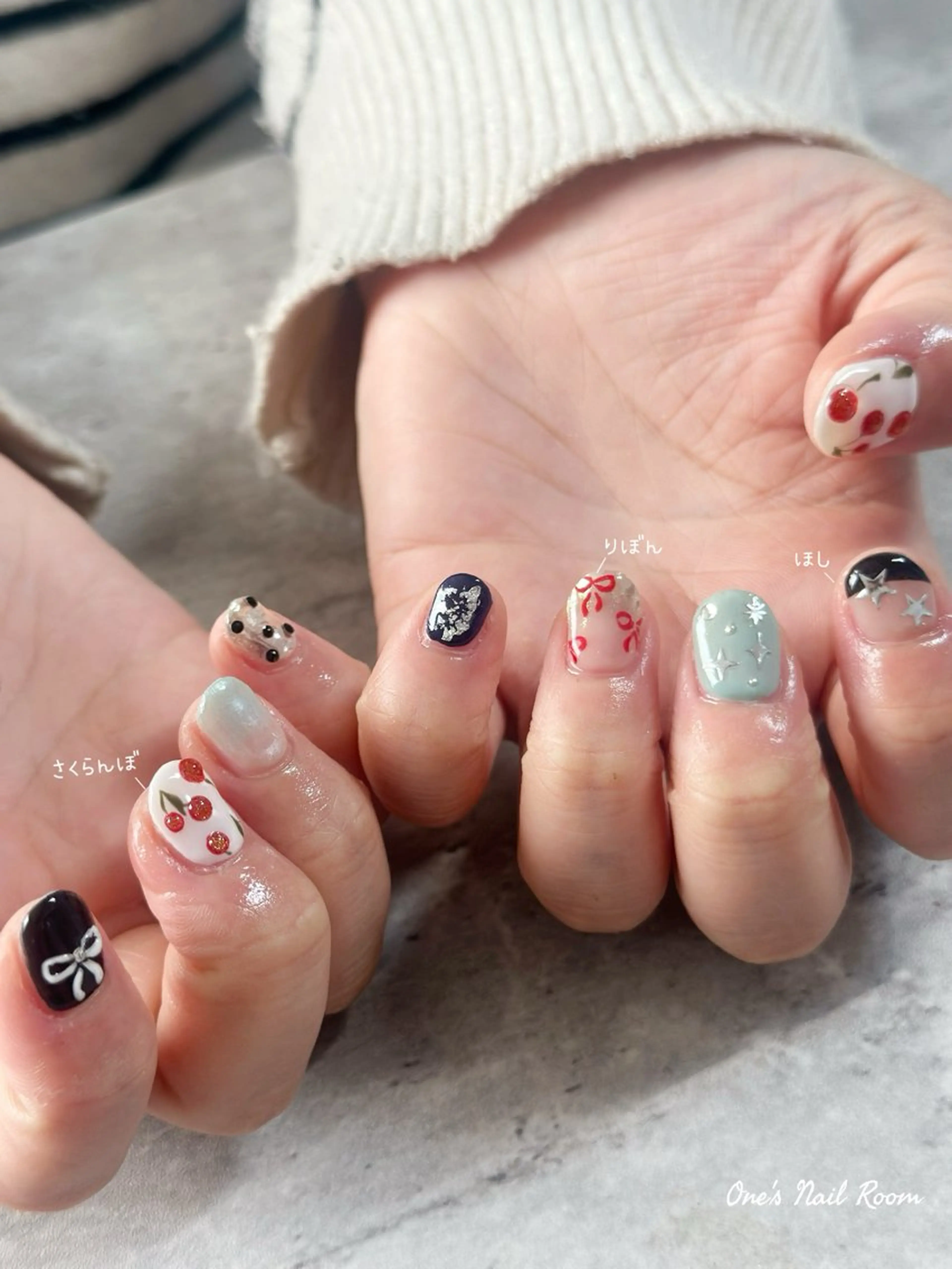 ネイル ハンドネイル One's Nail Roomのネイルデザイン