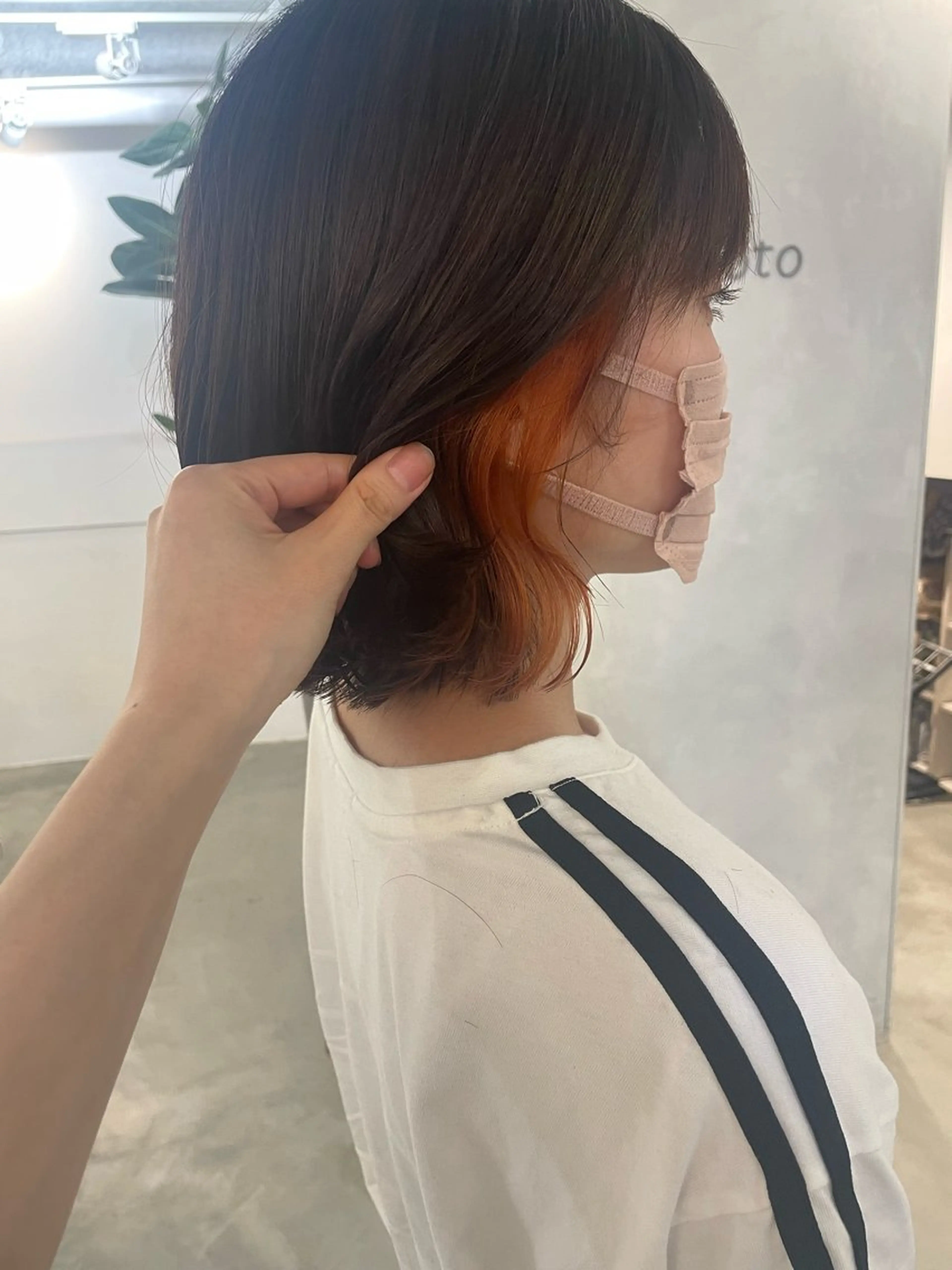 ミディアム カラー さいとう はつねのヘアスタイル