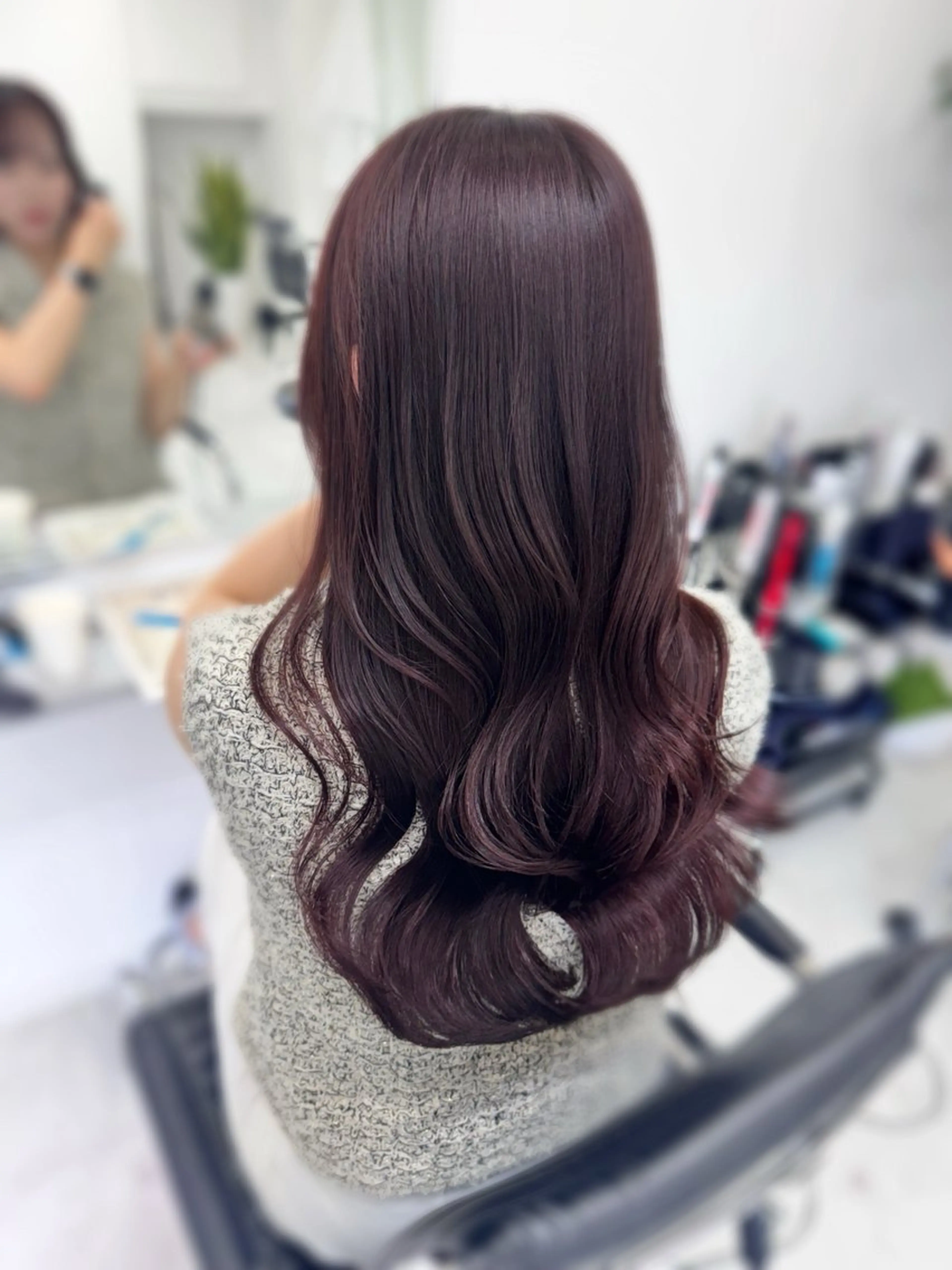 ロング ヘアカラー 長谷川 蒼真のヘアスタイル