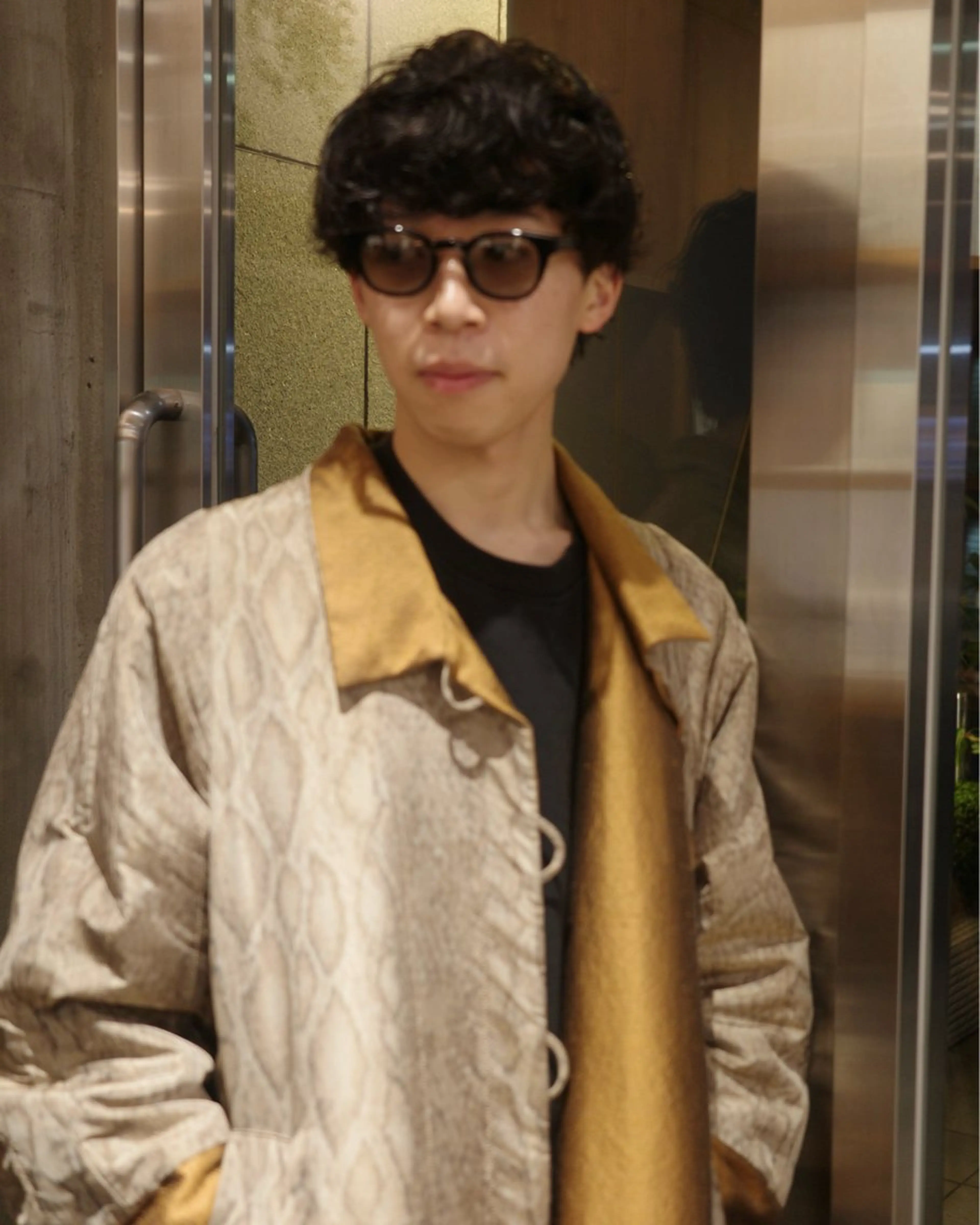 パーマ メンズ 加藤 祐斗のヘアスタイル