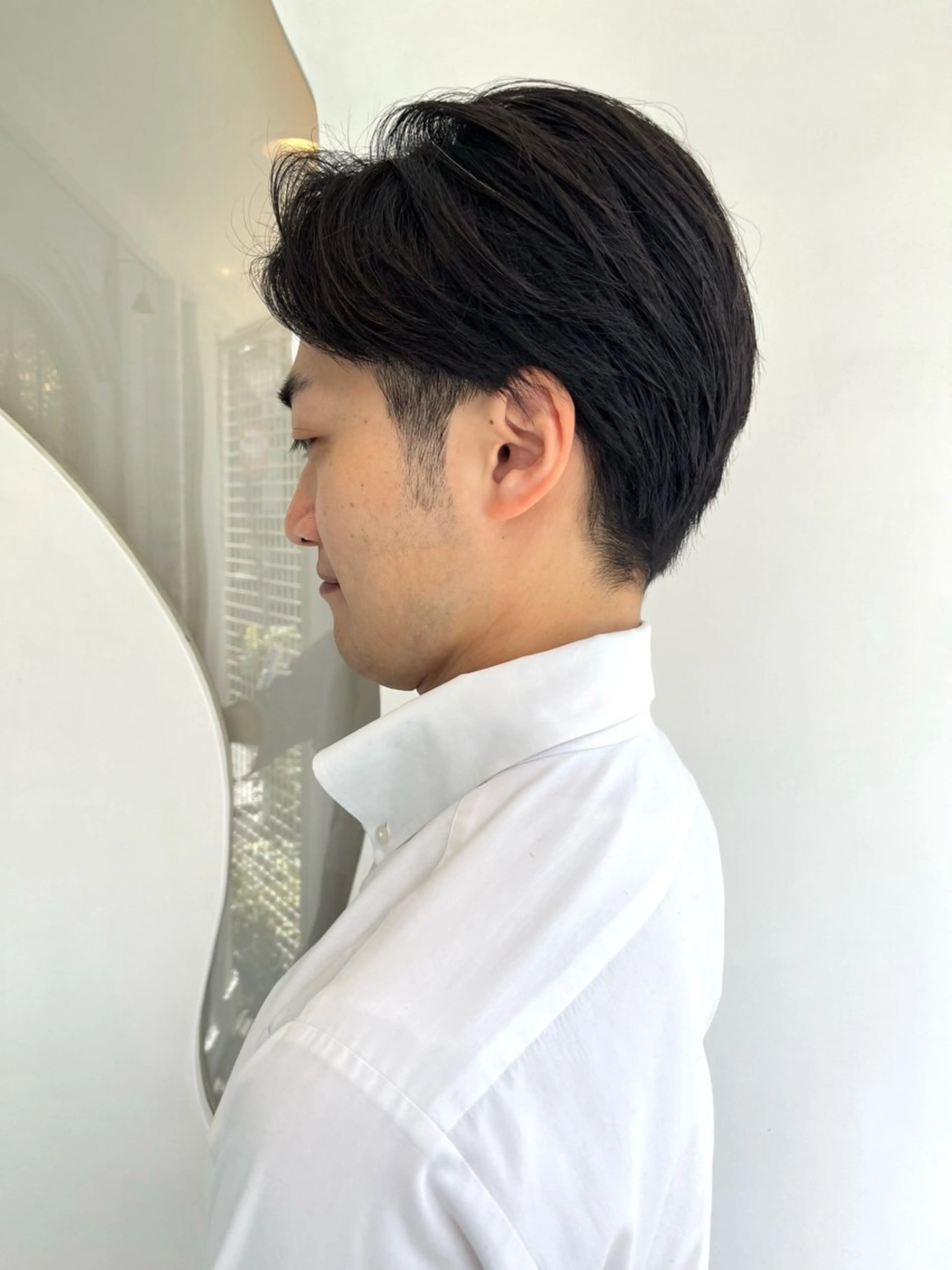 メンズ カット ボブ/透明感カラー /大宮/たぐち🥨のヘアスタイル