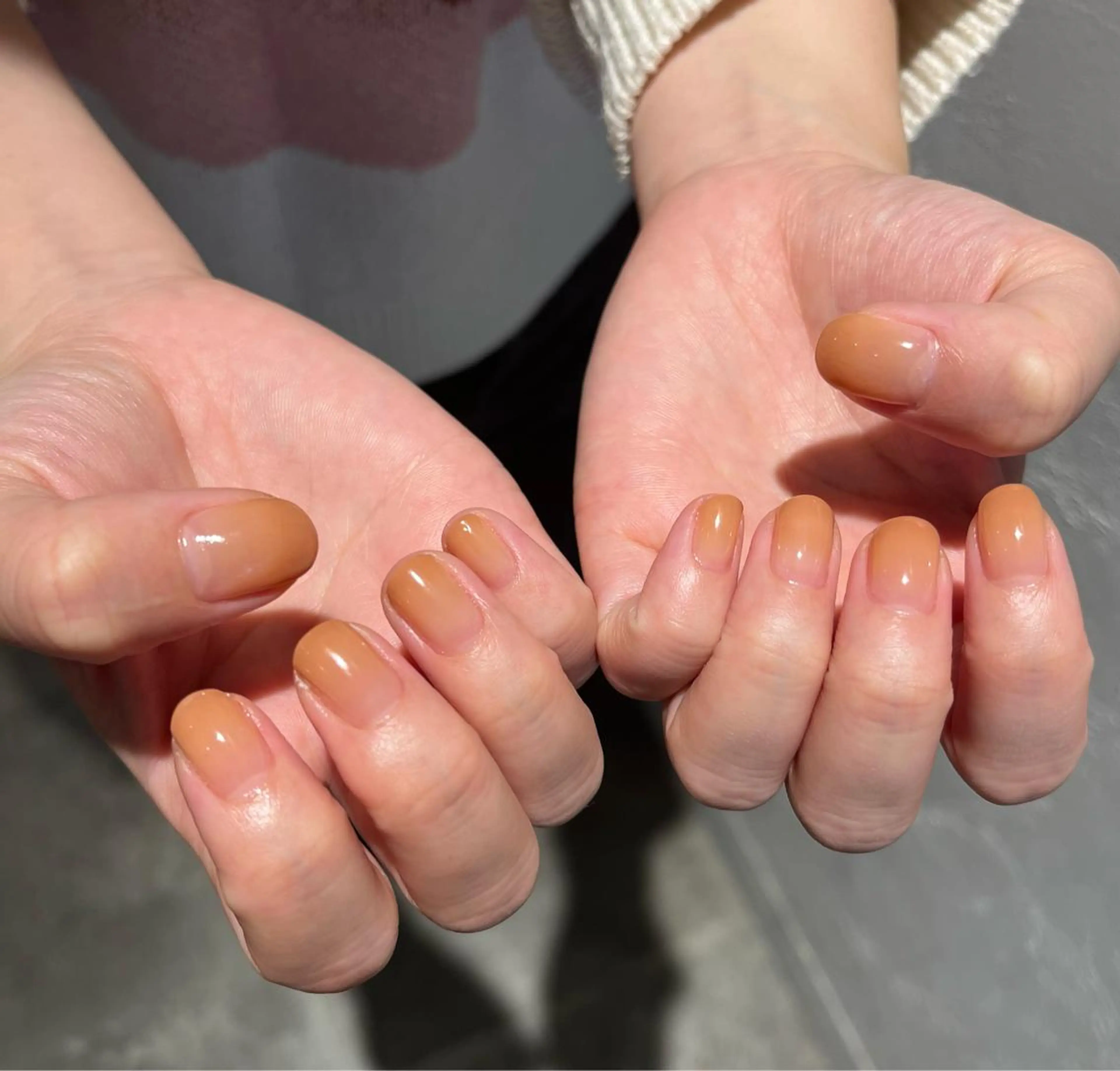 ネイル ブラウン グラデーション MODE K's🧸 tanakaのネイルデザイン