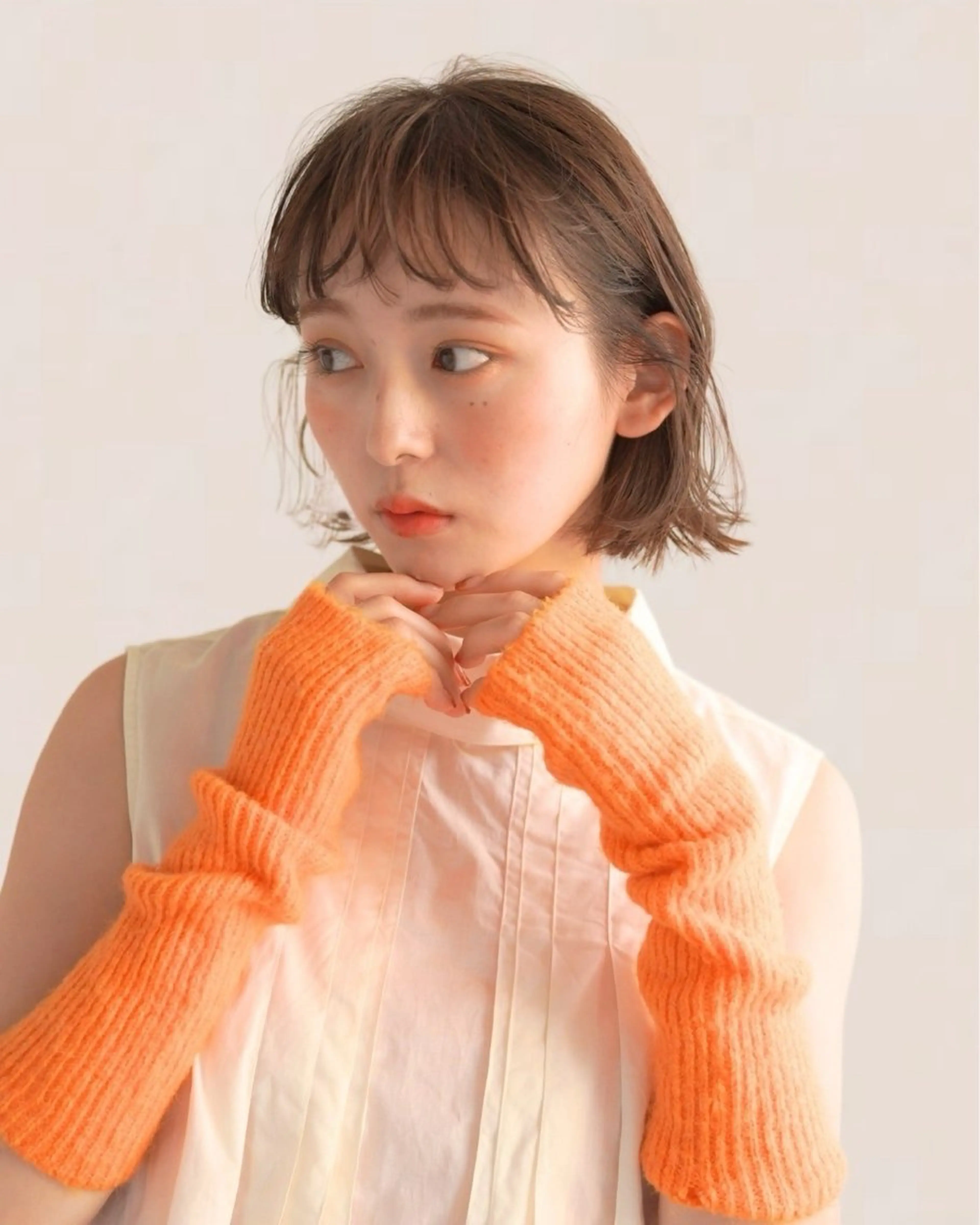 ミディアム Joule 建山美友のヘアスタイル