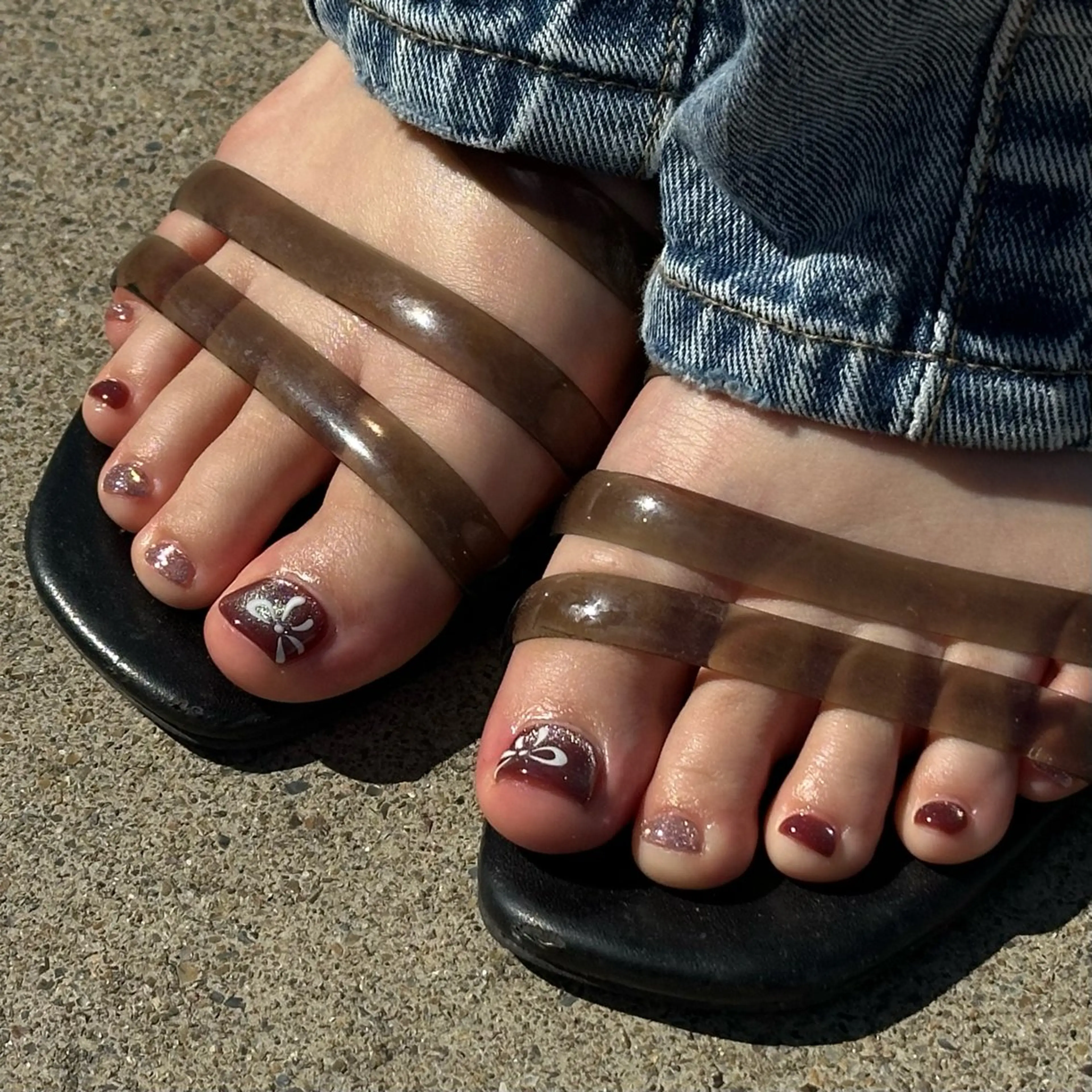 ネイル フットネイル COIN  nail hinataのネイルデザイン