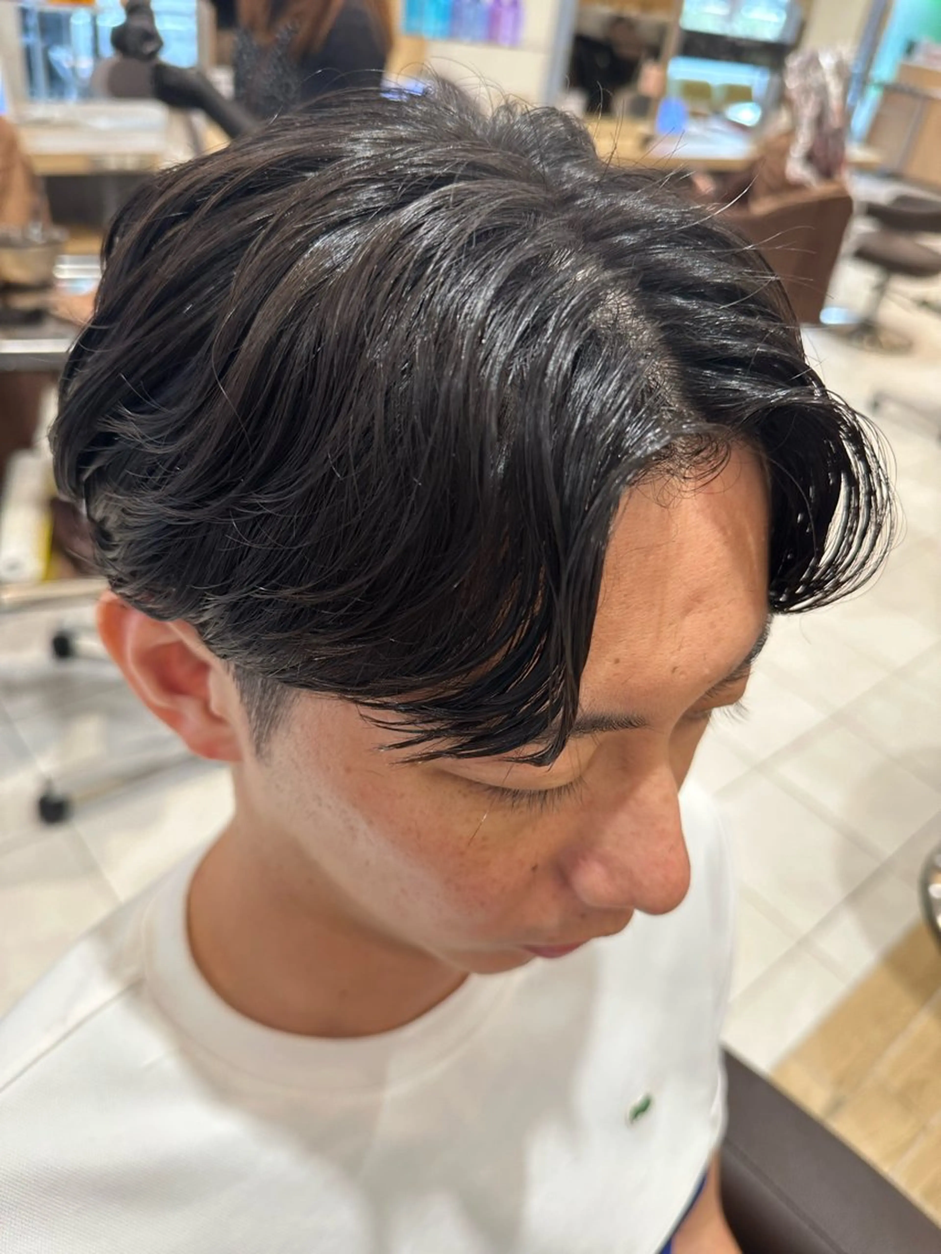 パーマ メンズ カット パーマ ヘアセット 錦糸町メンズパーマ 特化美容師Kaiのヘアスタイル