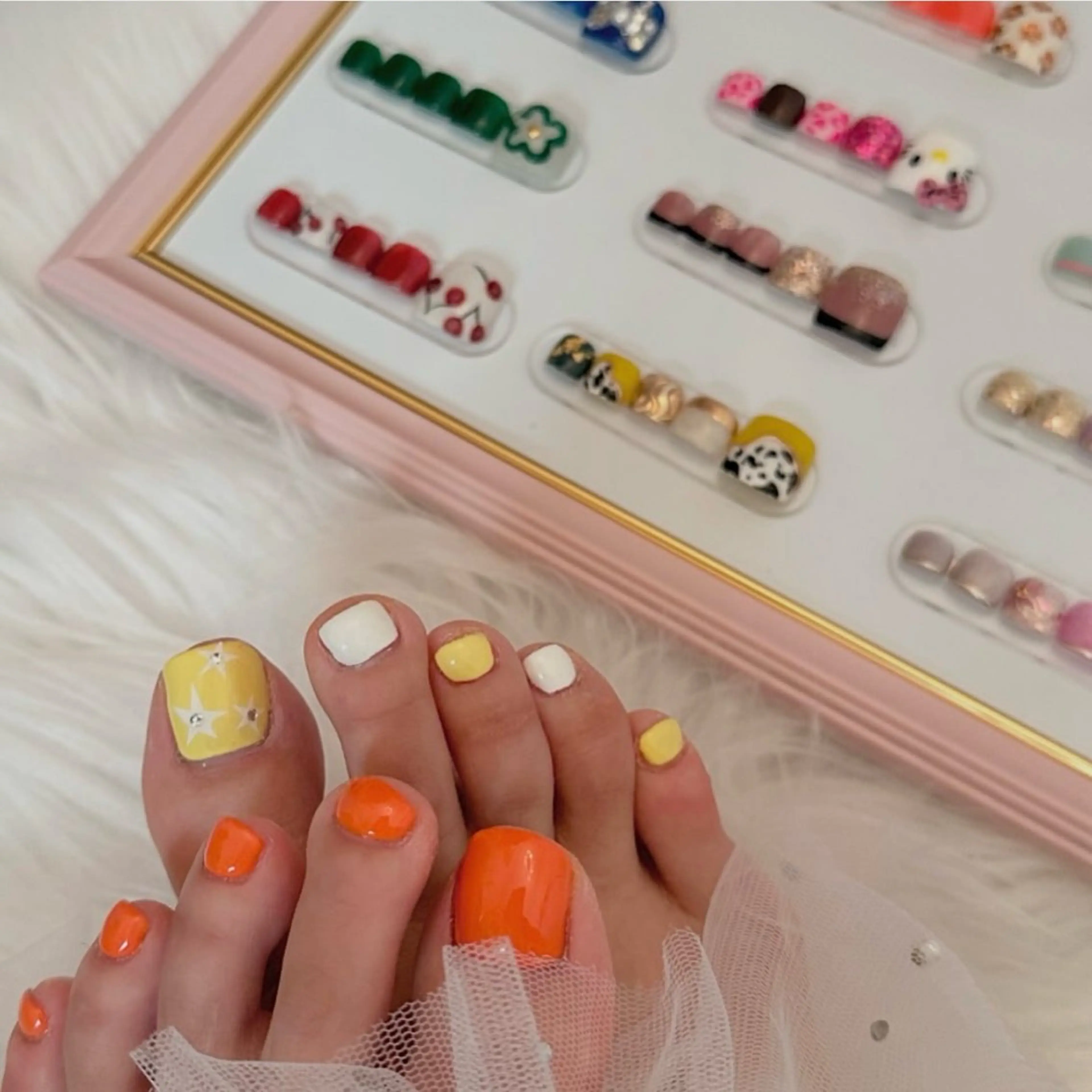 ネイル フットネイル ワンカラーネイル nail salon coco.のネイルデザイン