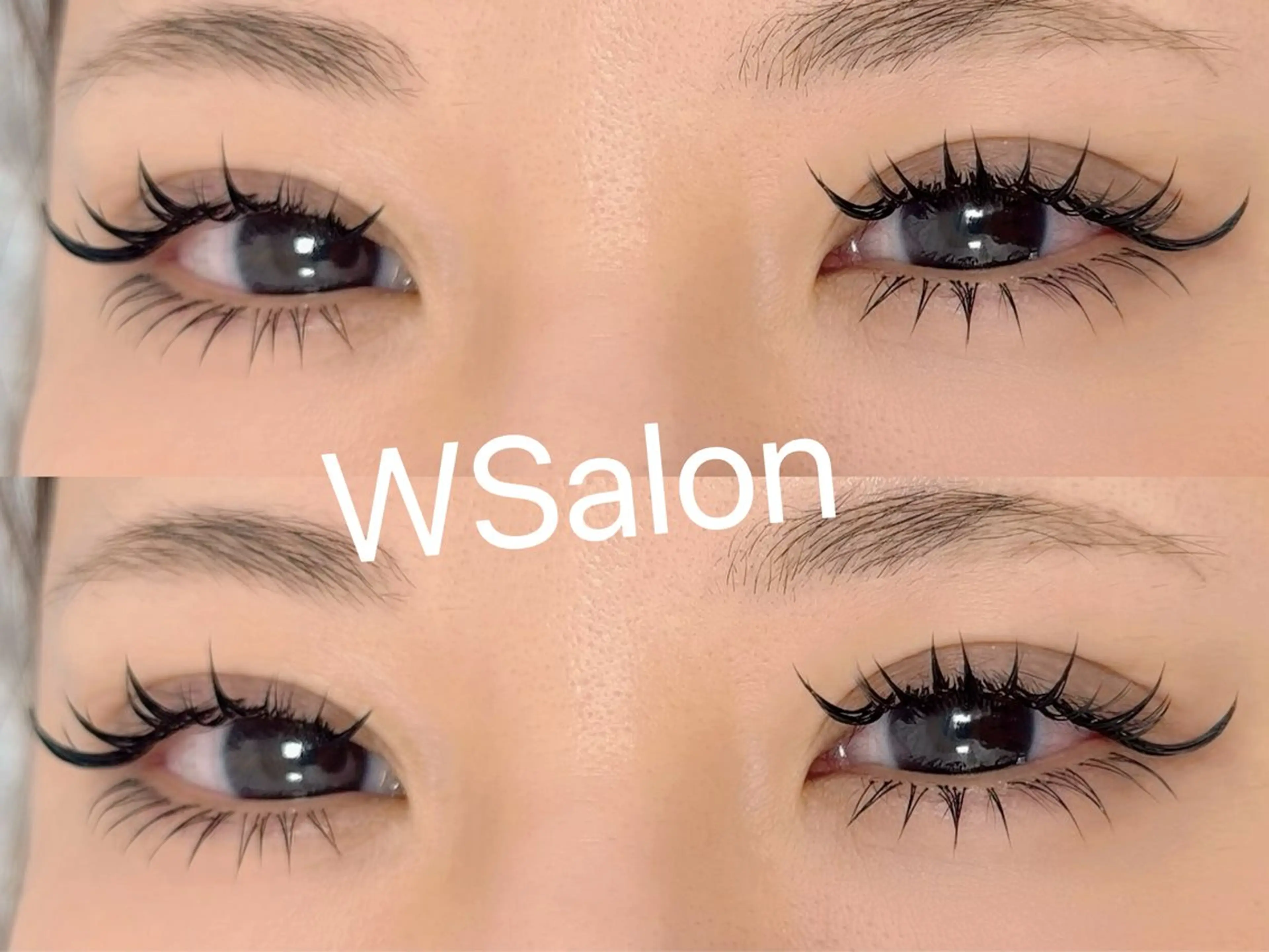 マツエク・マツパ 付け放題 下まつげエクステ ワンホンマツエク W Salon アイラッシュのマツエク・マツパデザイン