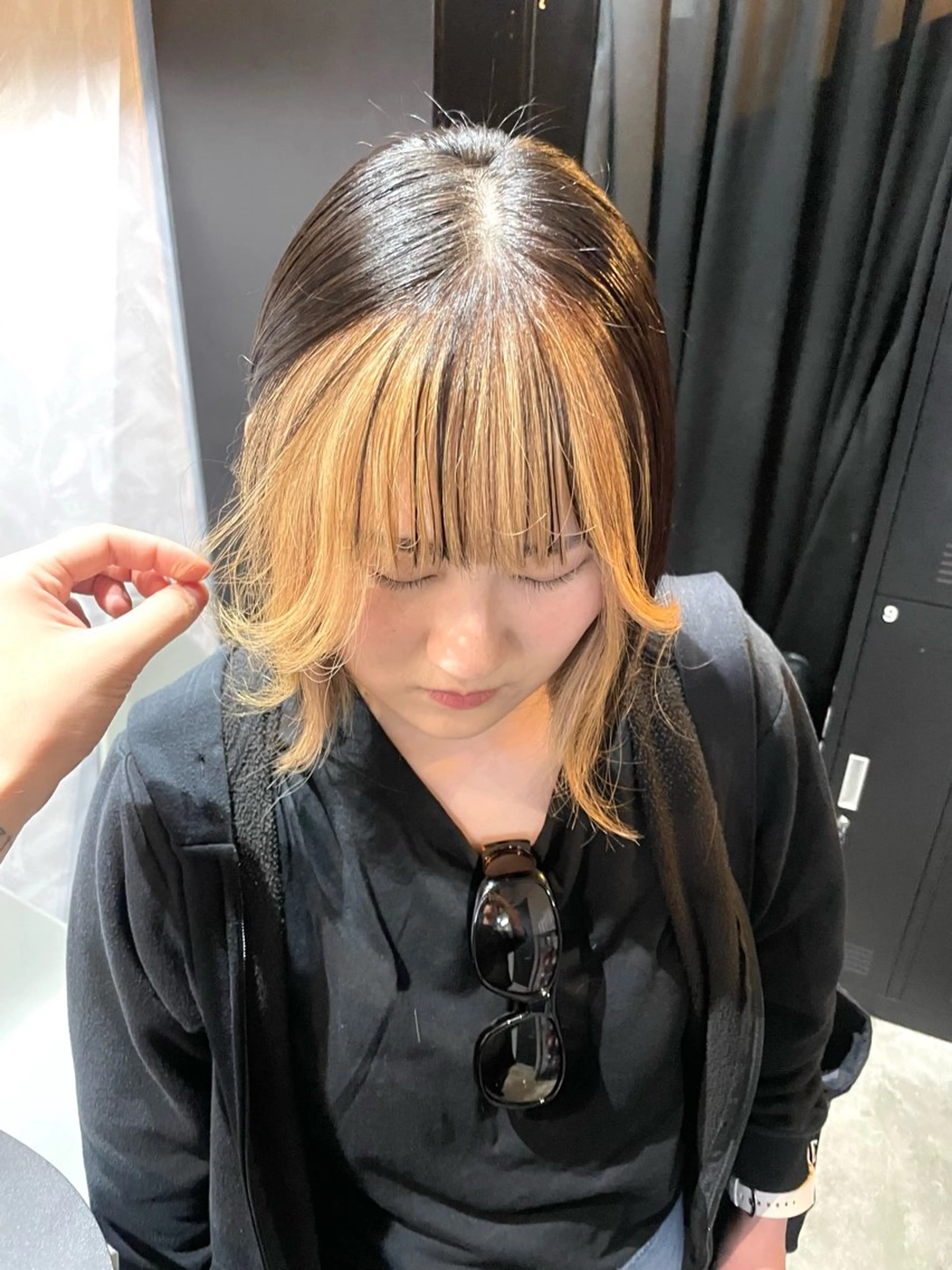 ショート カラー カット ヘアカラー インナーカラー/ エクステ/ブリーチのヘアスタイル