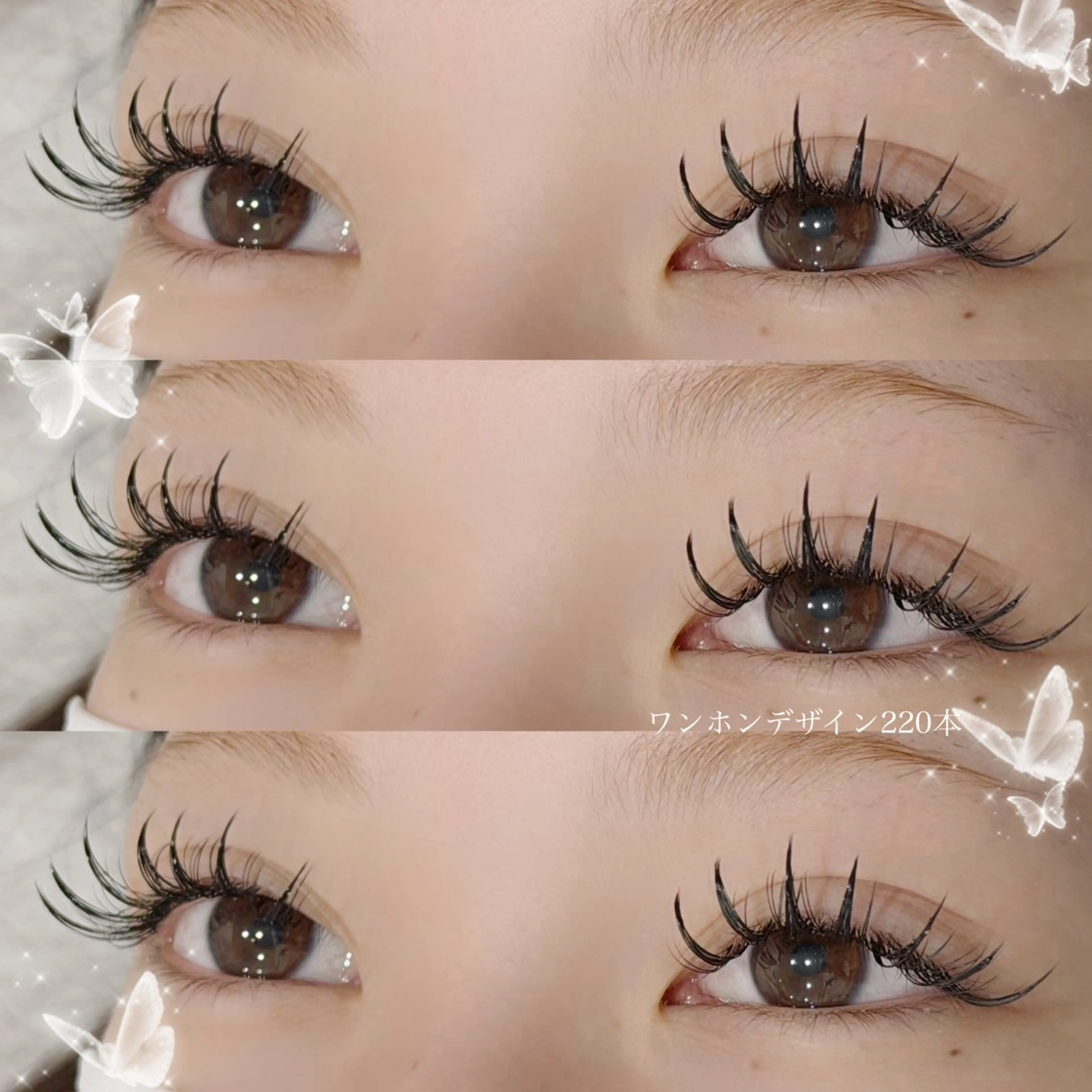 流行✨ワンホンマツエク本数相談✨wフラット60束(120本)¥7,500〜の写真