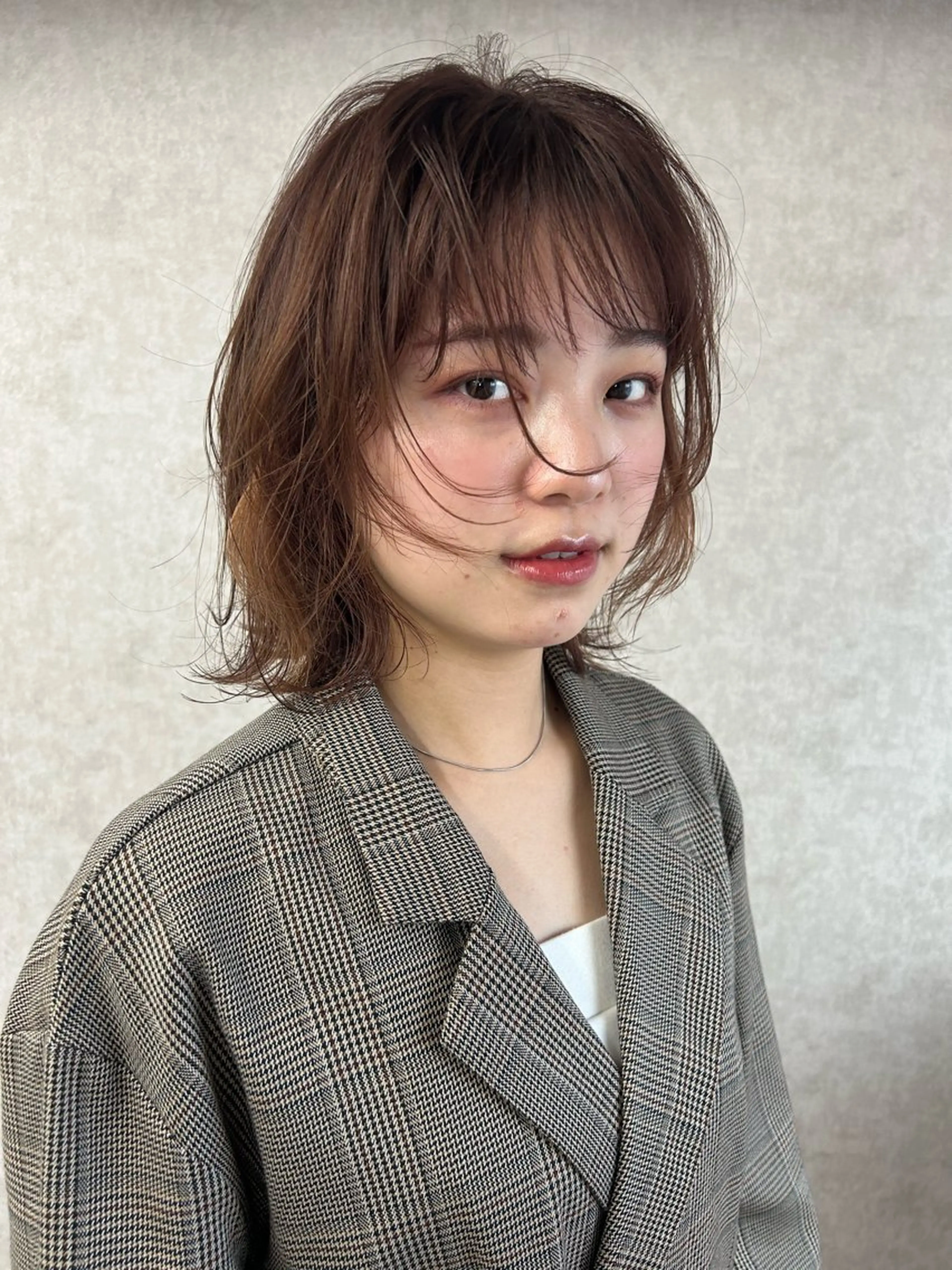 ミディアム カラー カット ヘアカラー doorwhite 🎀Kannaのヘアスタイル