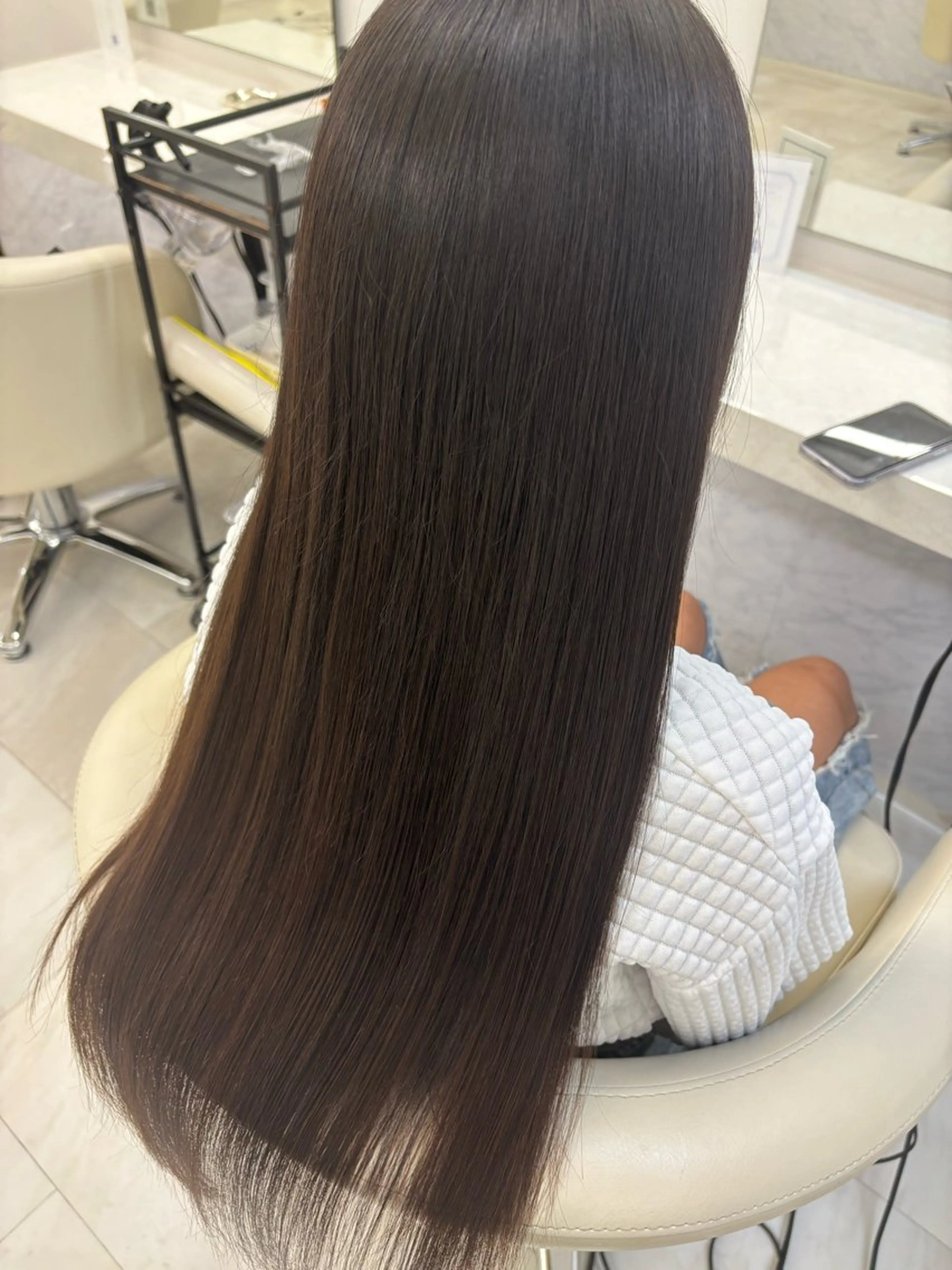 ロング 縮毛矯正 TAKATO 艶髪✨️のヘアスタイル