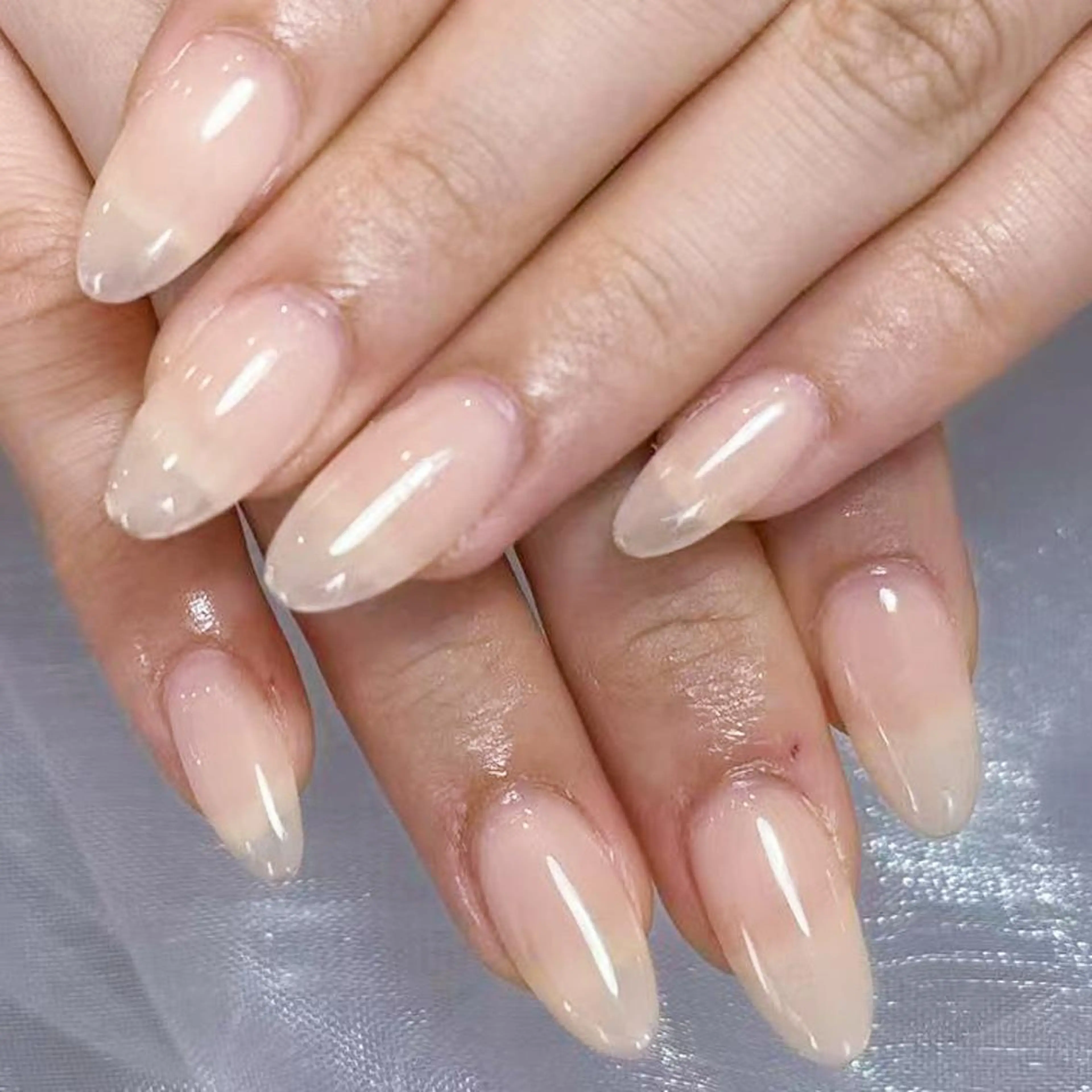 ネイル アートネイル オーロラネイル ガーリー キラキラネイル 韓国ネイル ハンドネイル DIANMOND NAIL🌸のネイルデザイン