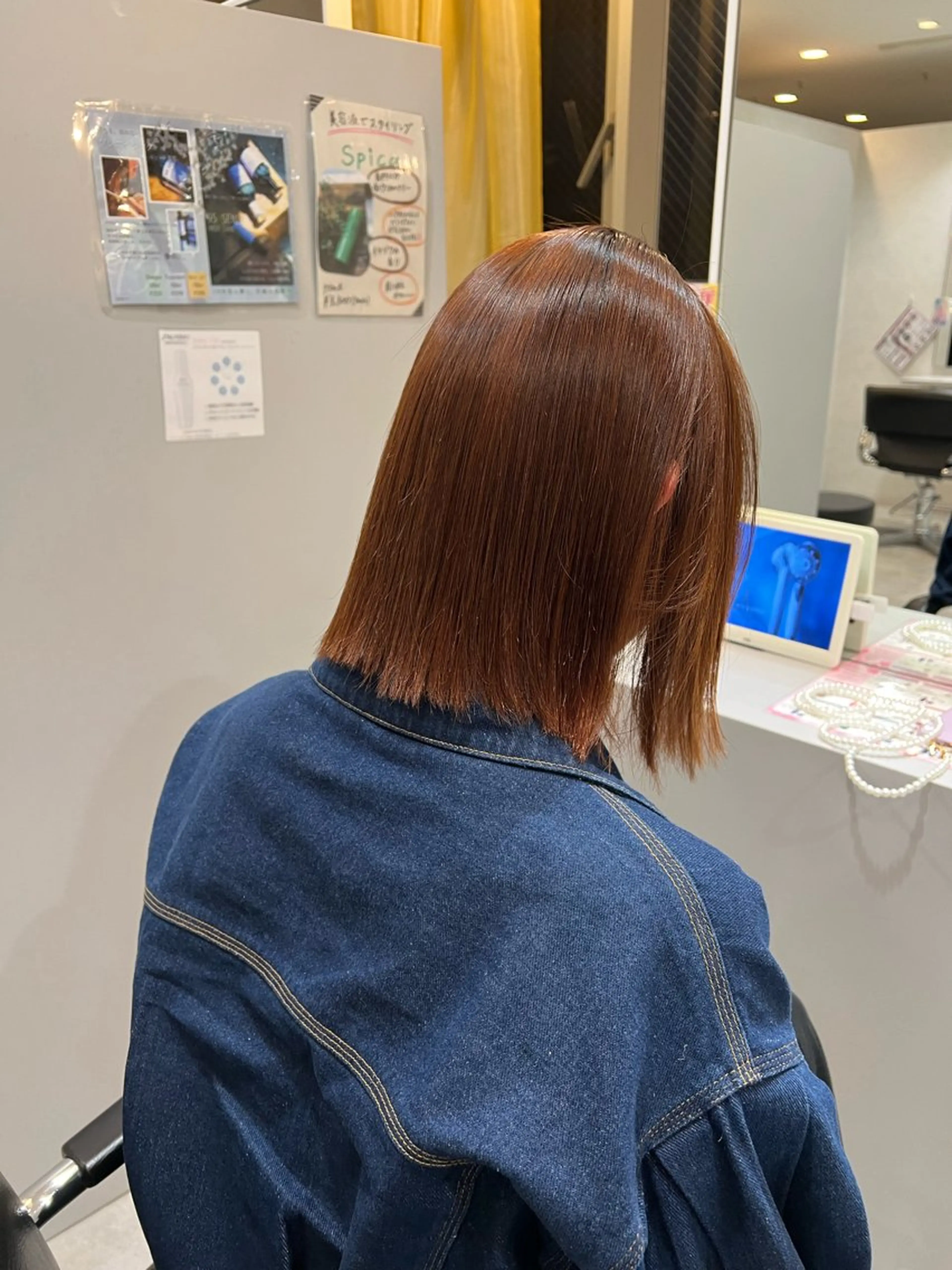 ショート パーマ ヘアアレンジ 縮毛矯正 たんげ なるみ ┆Jr.スタイリストのヘアスタイル