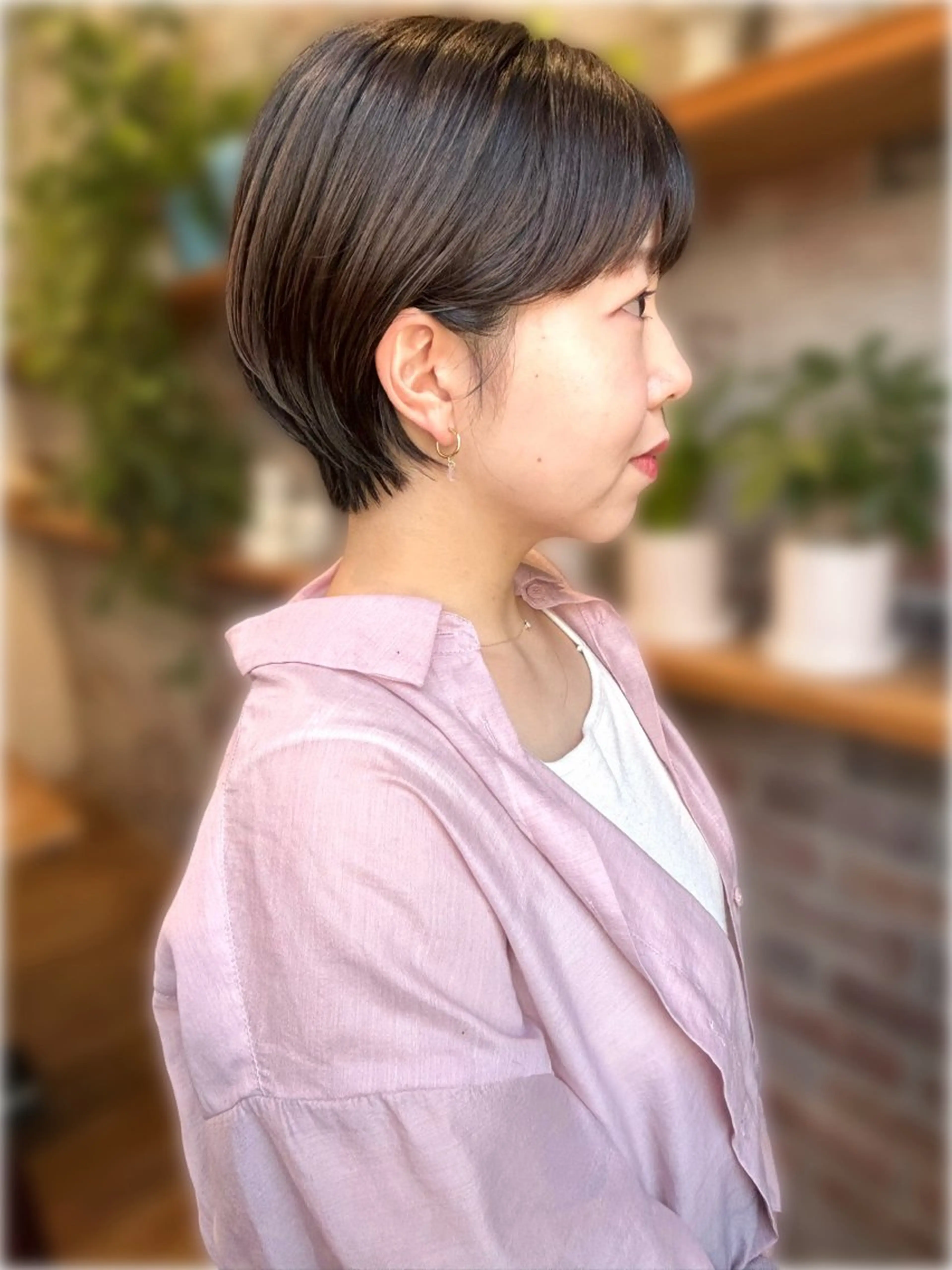 ショート ショートヘア カット 石川 遥のヘアスタイル