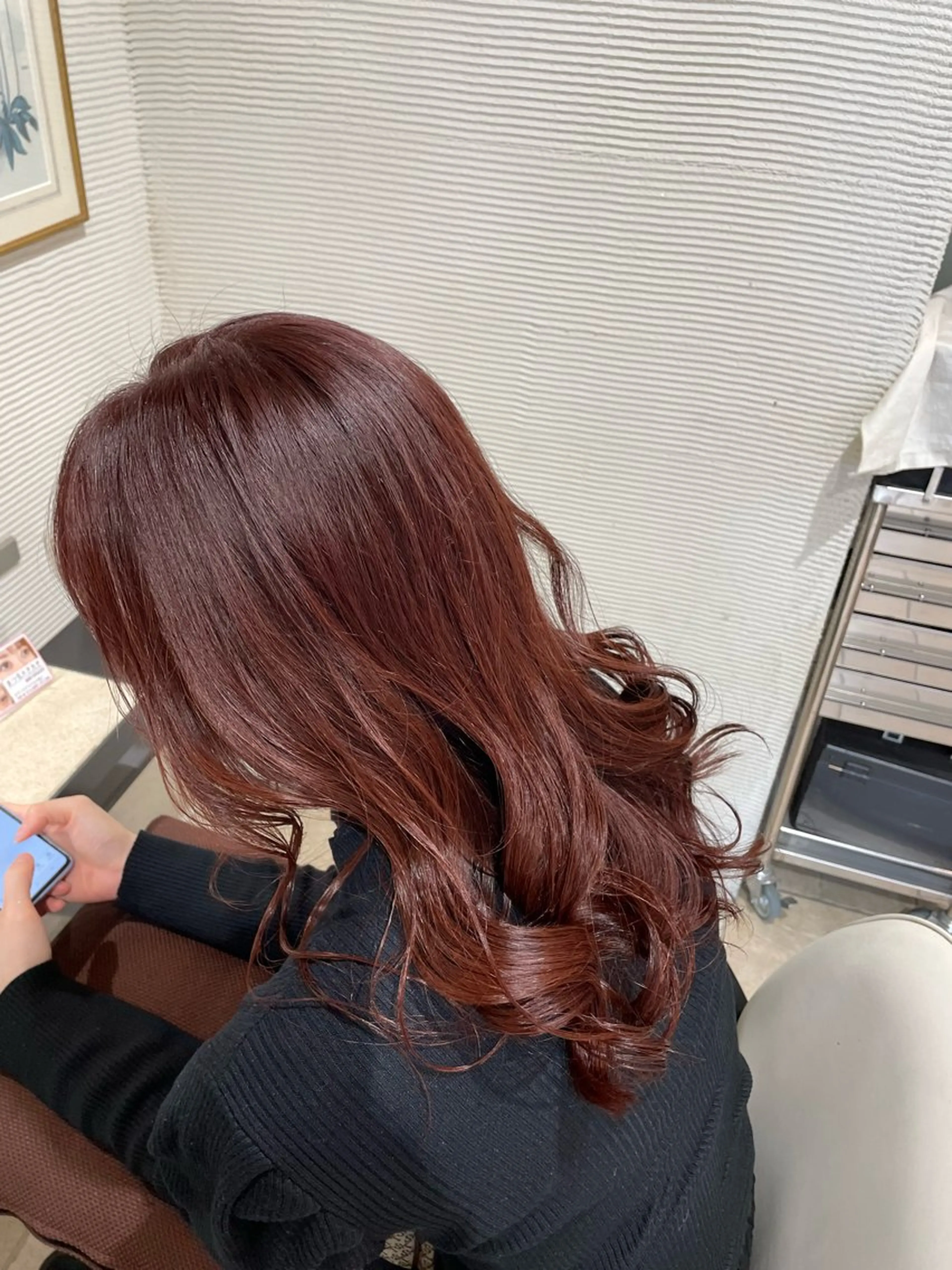 ロング カラー トリートメント ハイライトデザイン 特化/表参道/みづきのヘアスタイル