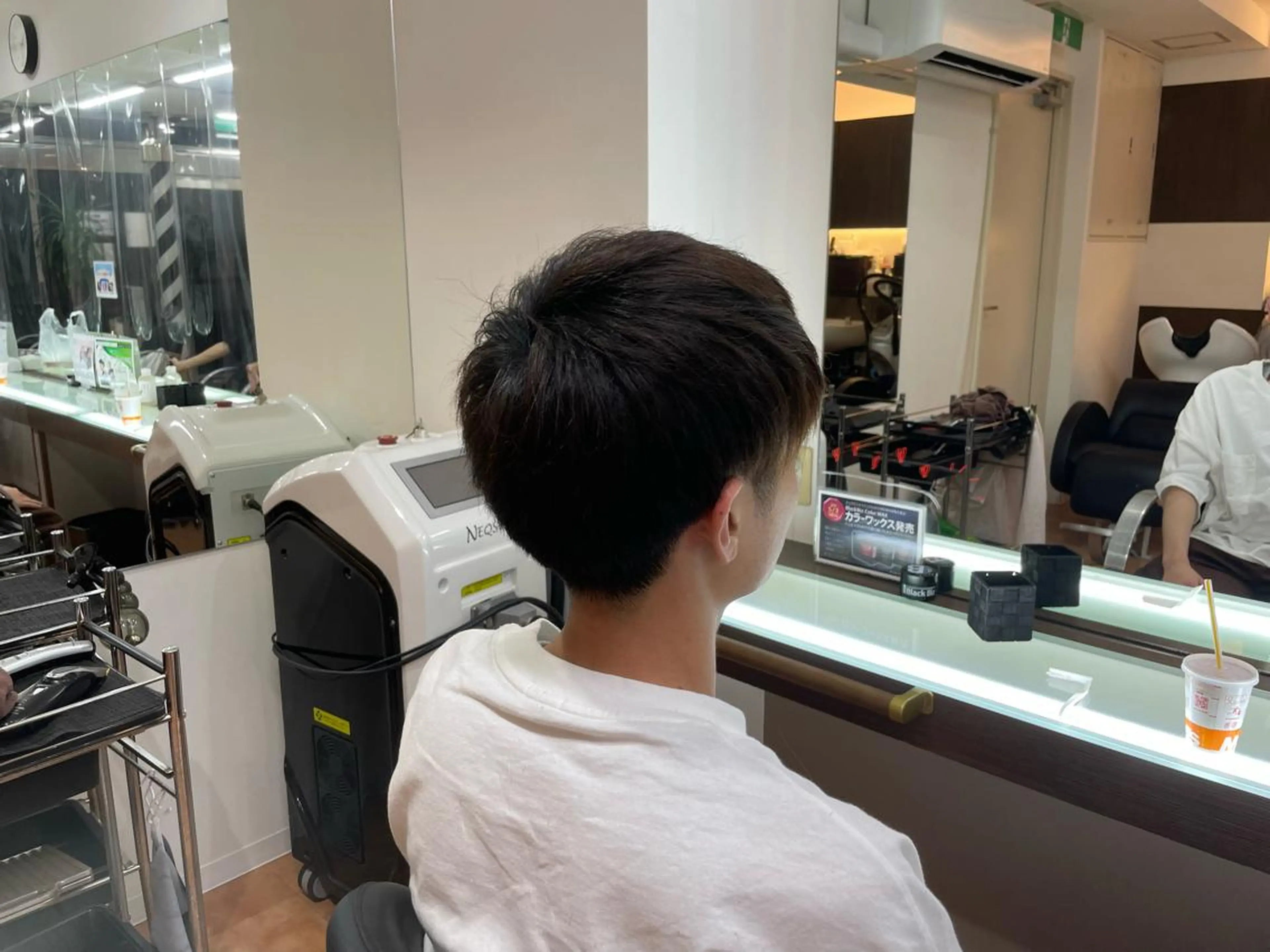 ショート メンズ マッシュ ツーブロック 刈り上げ Black Biz新宿西口店所属・み うらのヘアスタイル